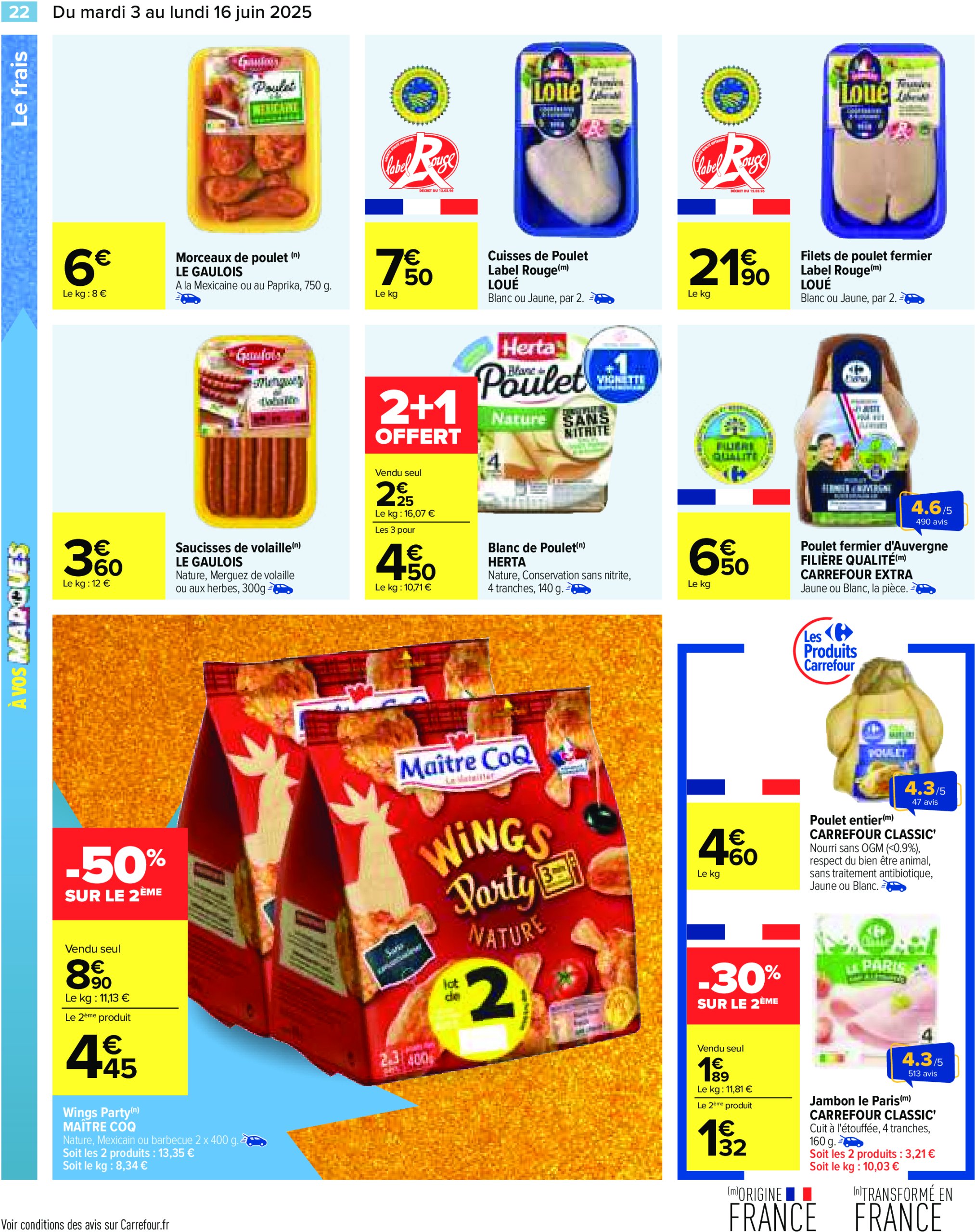 carrefour - Catalogue Carrefour valable dès 03/06 - 16/06 - page: 24 carrefour - Catalogue Carrefour valable dès 03/06 - 16/06 - page: 24