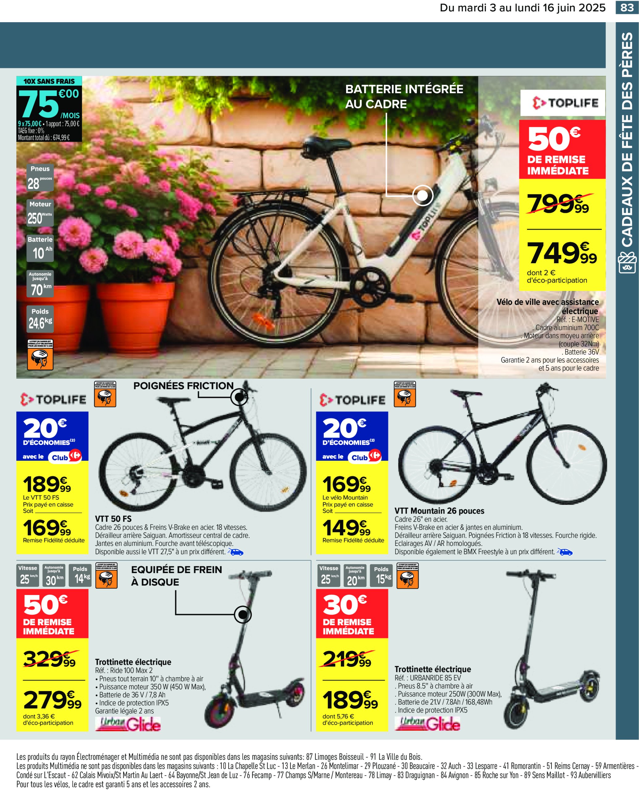carrefour - Catalogue Carrefour valable dès 03/06 - 16/06 - page: 85 carrefour - Catalogue Carrefour valable dès 03/06 - 16/06 - page: 85