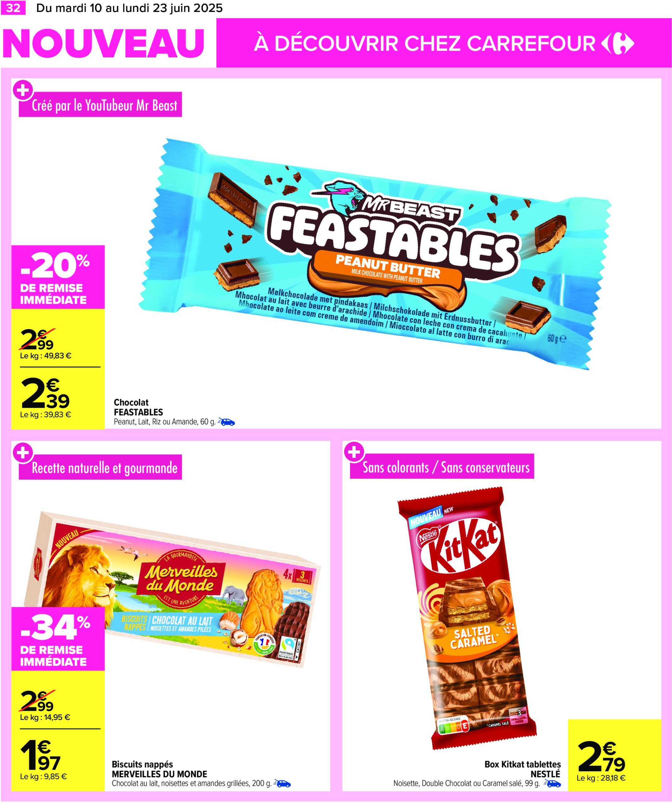 carrefour - Catalogue Carrefour valable du 10/06 au 23/06 - page: 34 carrefour - Catalogue Carrefour valable du 10/06 au 23/06 - page: 34