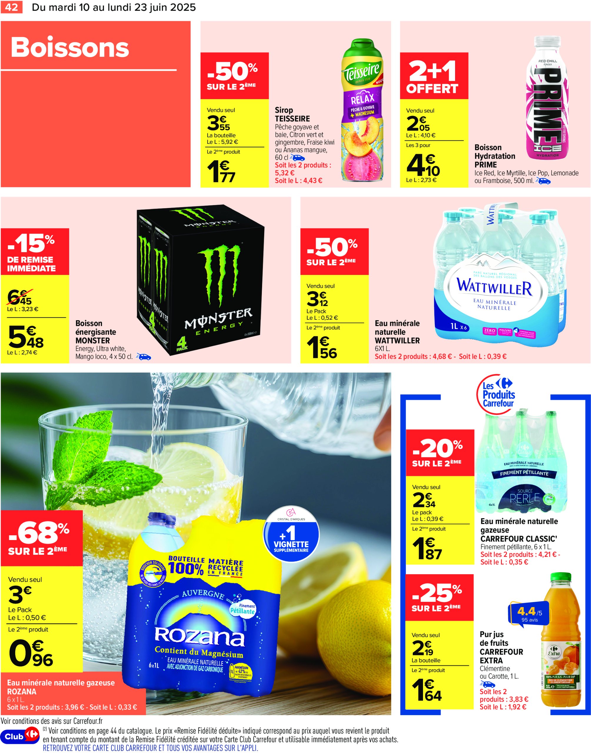 carrefour - Catalogue Carrefour valable du 10/06 au 23/06 - page: 44 carrefour - Catalogue Carrefour valable du 10/06 au 23/06 - page: 44