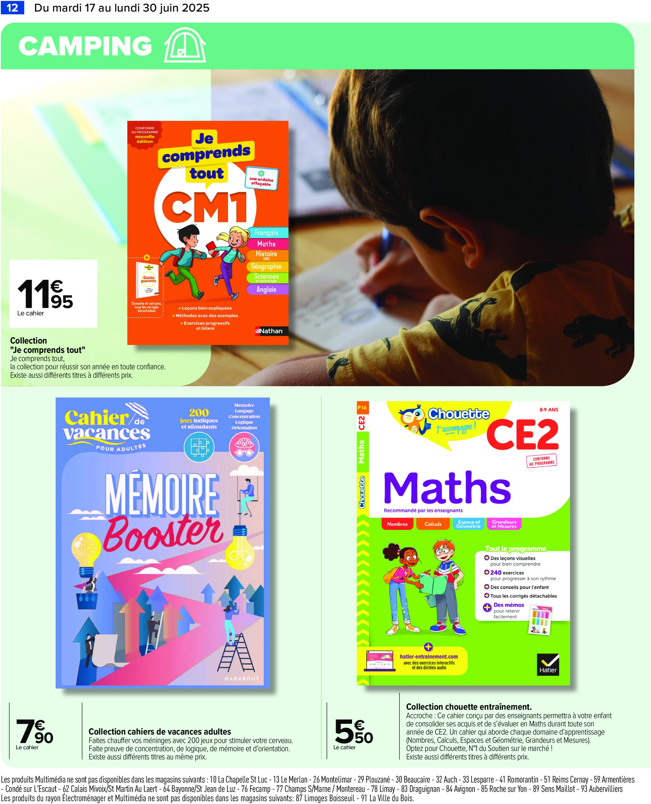 carrefour - Catalogue Carrefour - Vacances valable du 17/06 au 30/06 - page: 14