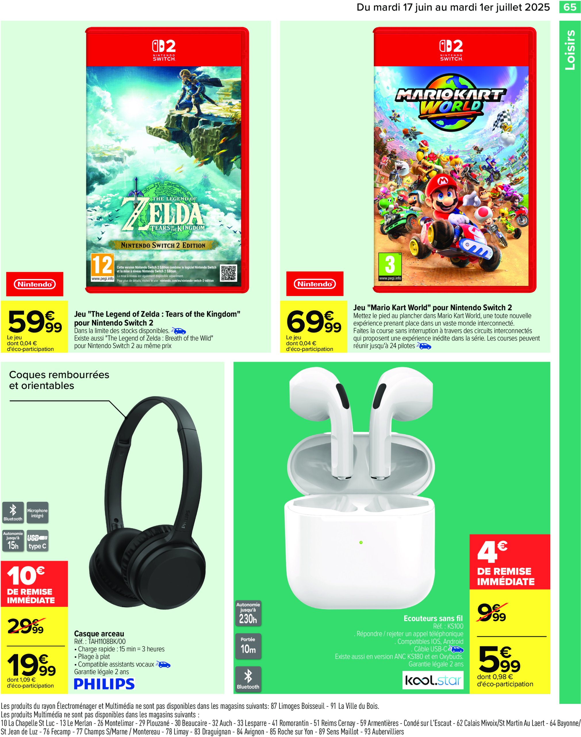 carrefour - Catalogue Carrefour valable du 17/06 au 01/07 - page: 67 carrefour - Catalogue Carrefour valable du 17/06 au 01/07 - page: 67