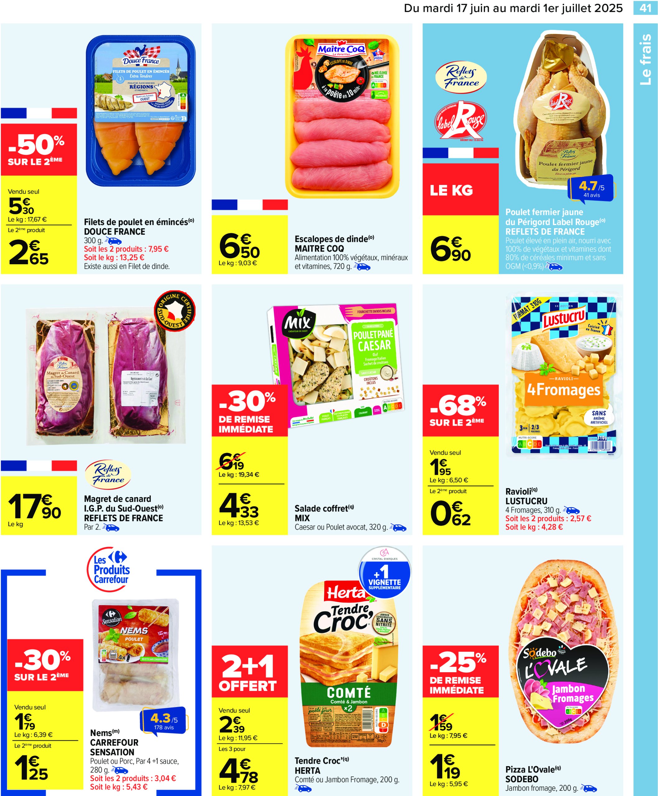 carrefour - Catalogue Carrefour valable du 17/06 au 01/07 - page: 43 carrefour - Catalogue Carrefour valable du 17/06 au 01/07 - page: 43