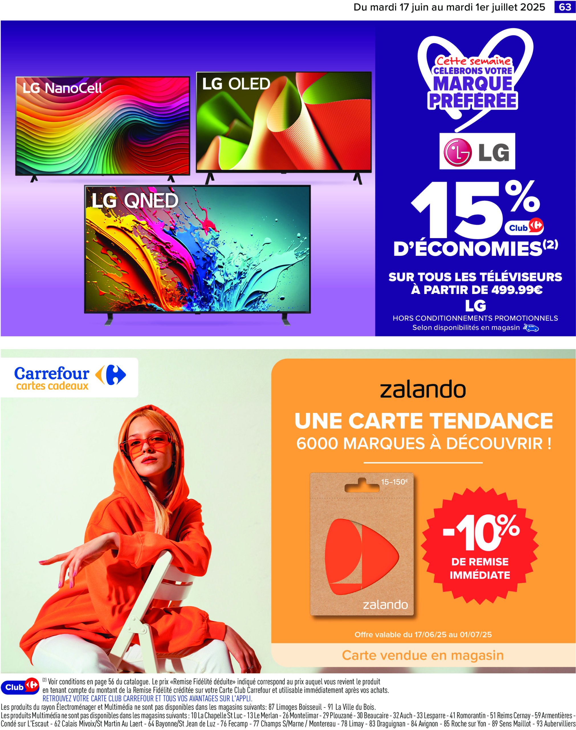 carrefour - Catalogue Carrefour valable du 17/06 au 01/07 - page: 65 carrefour - Catalogue Carrefour valable du 17/06 au 01/07 - page: 65