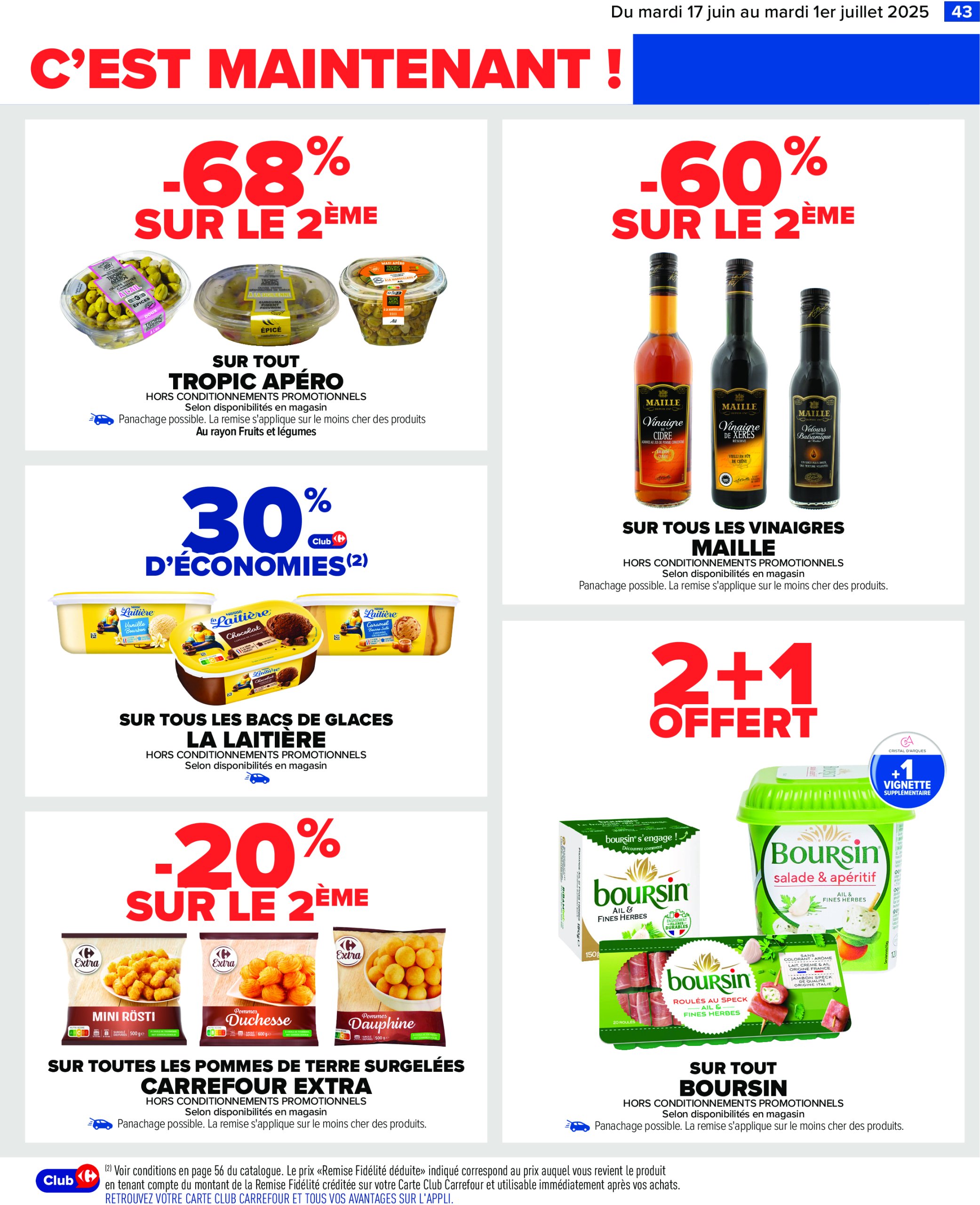 carrefour - Catalogue Carrefour valable du 17/06 au 01/07 - page: 45 carrefour - Catalogue Carrefour valable du 17/06 au 01/07 - page: 45