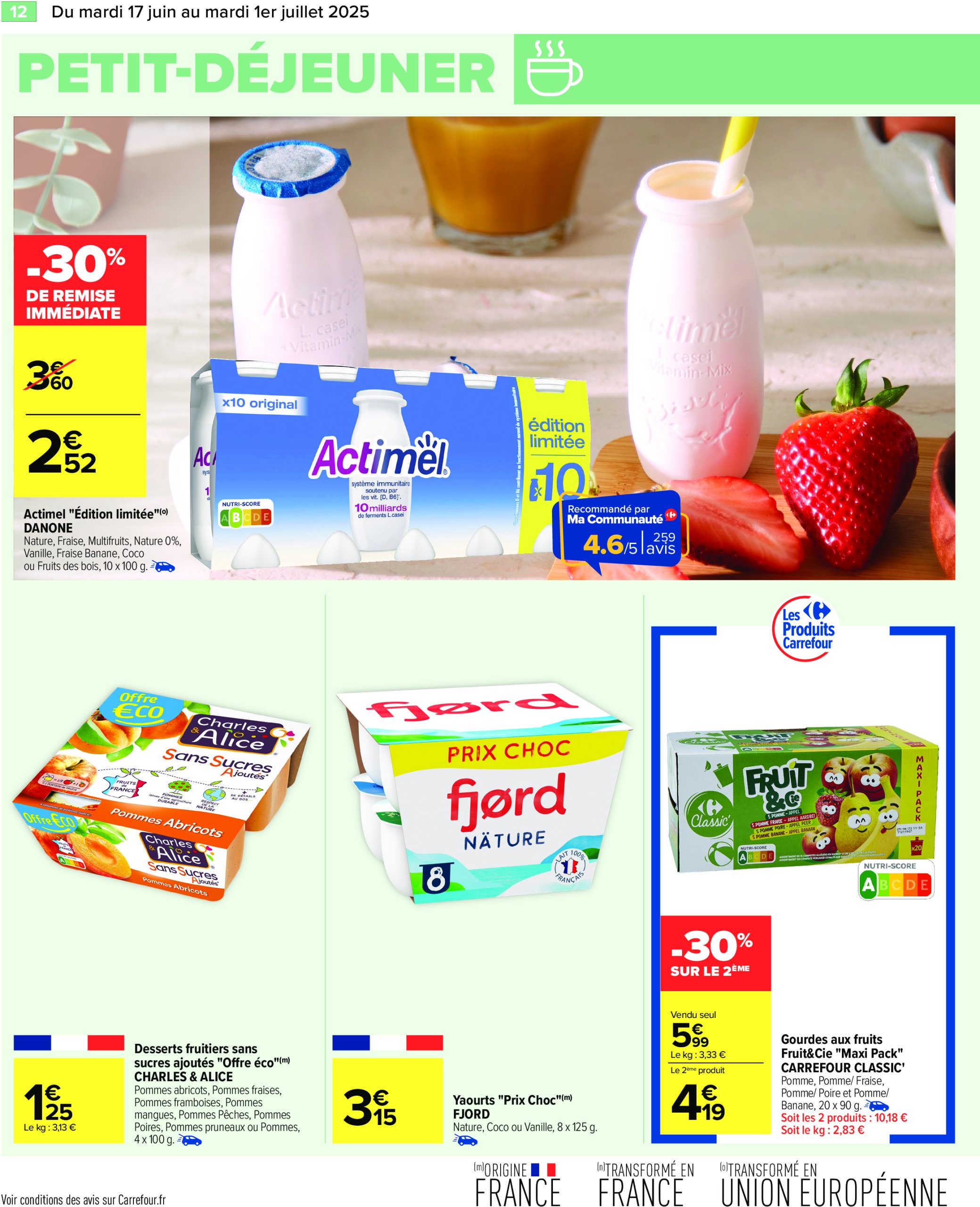 carrefour - Catalogue Carrefour valable du 17/06 au 01/07 - page: 14 carrefour - Catalogue Carrefour valable du 17/06 au 01/07 - page: 14