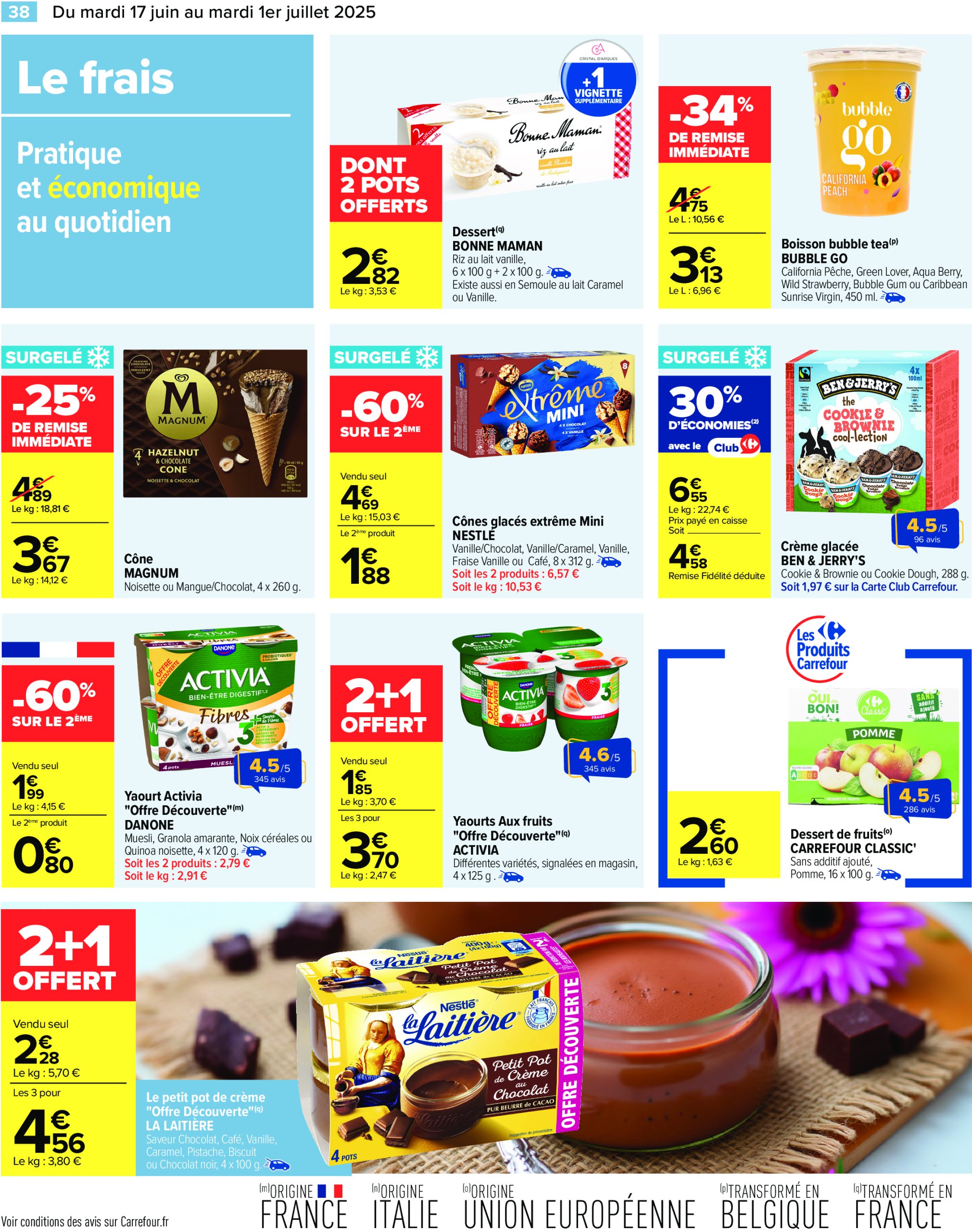 carrefour - Catalogue Carrefour valable du 17/06 au 01/07 - page: 40 carrefour - Catalogue Carrefour valable du 17/06 au 01/07 - page: 40