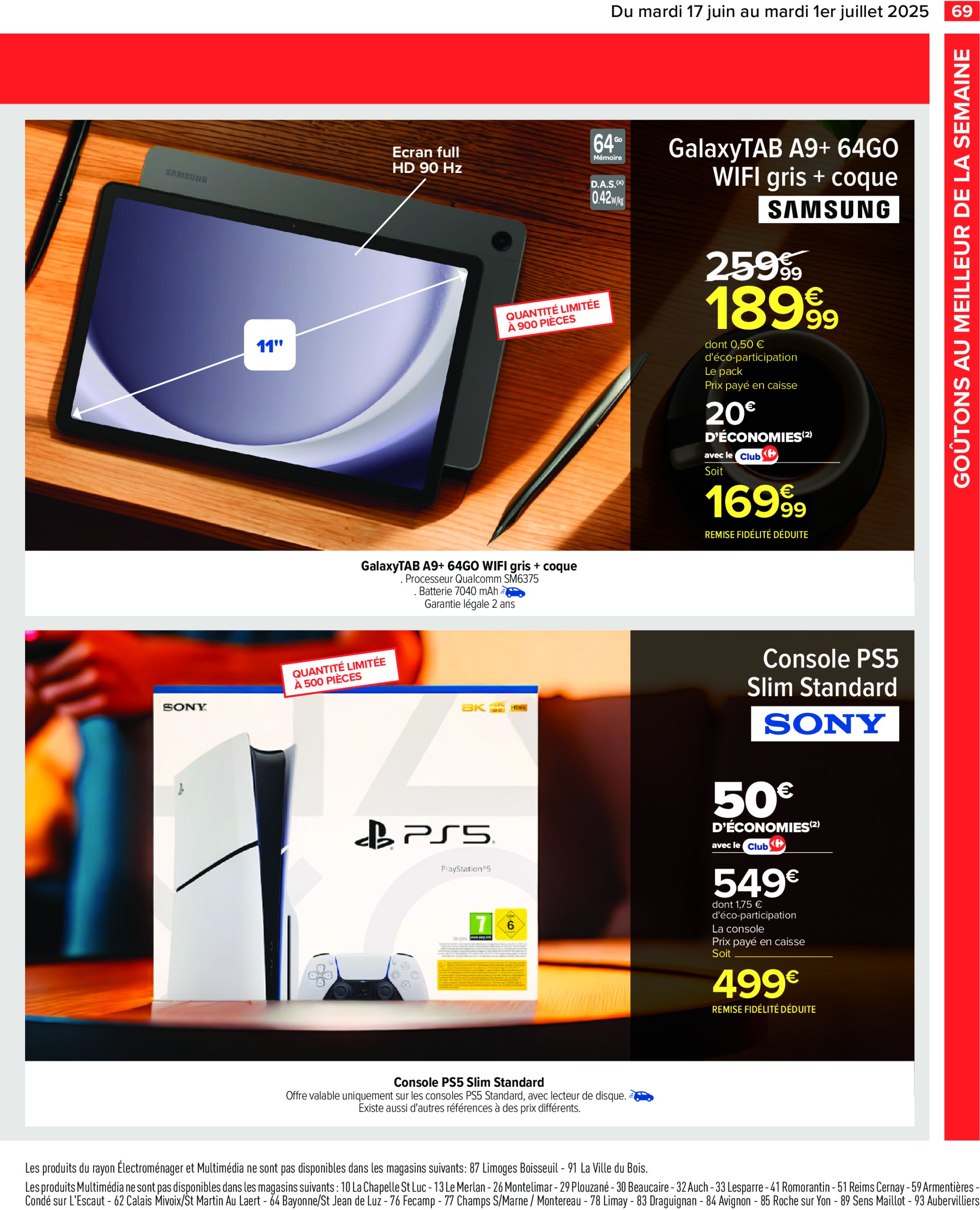 carrefour - Catalogue Carrefour valable du 17/06 au 01/07 - page: 71 carrefour - Catalogue Carrefour valable du 17/06 au 01/07 - page: 71