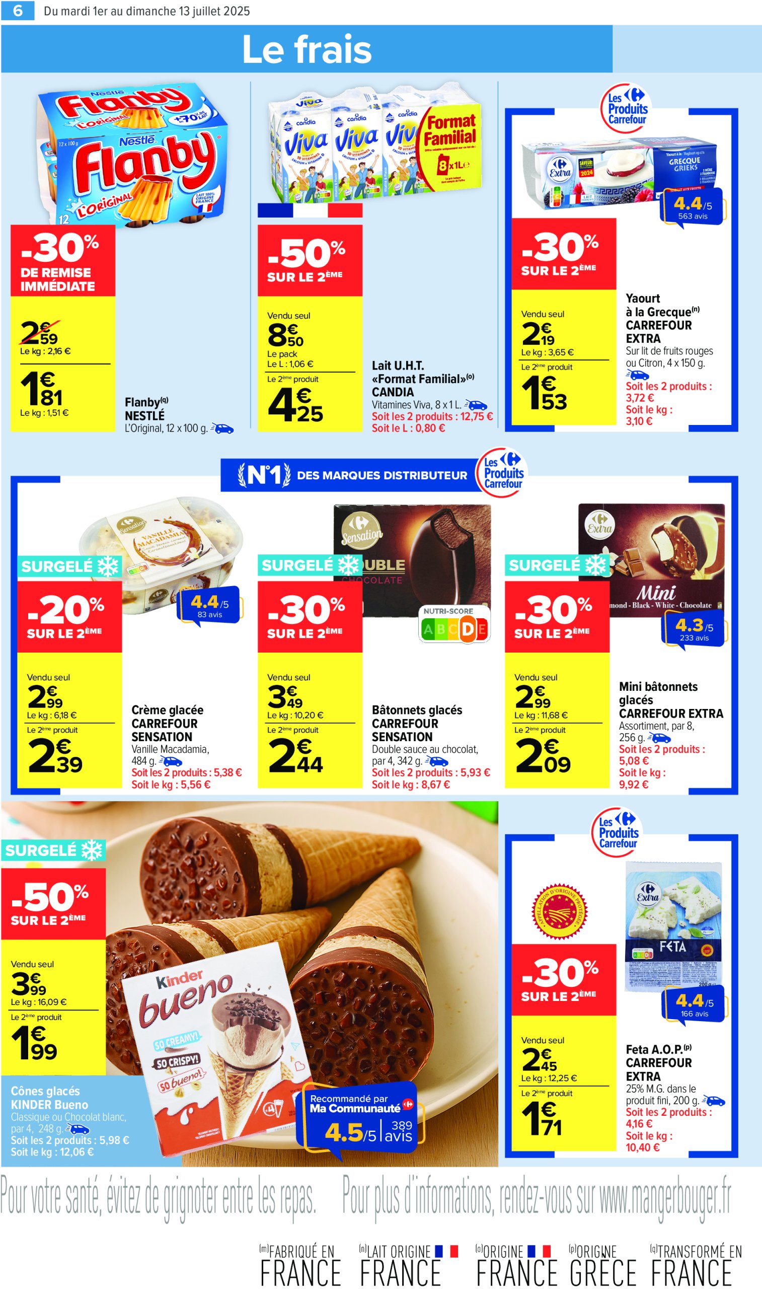 carrefour - Catalogue Carrefour - Le bon goût de nos régions valable du 01/07 au 13/07 - page: 8