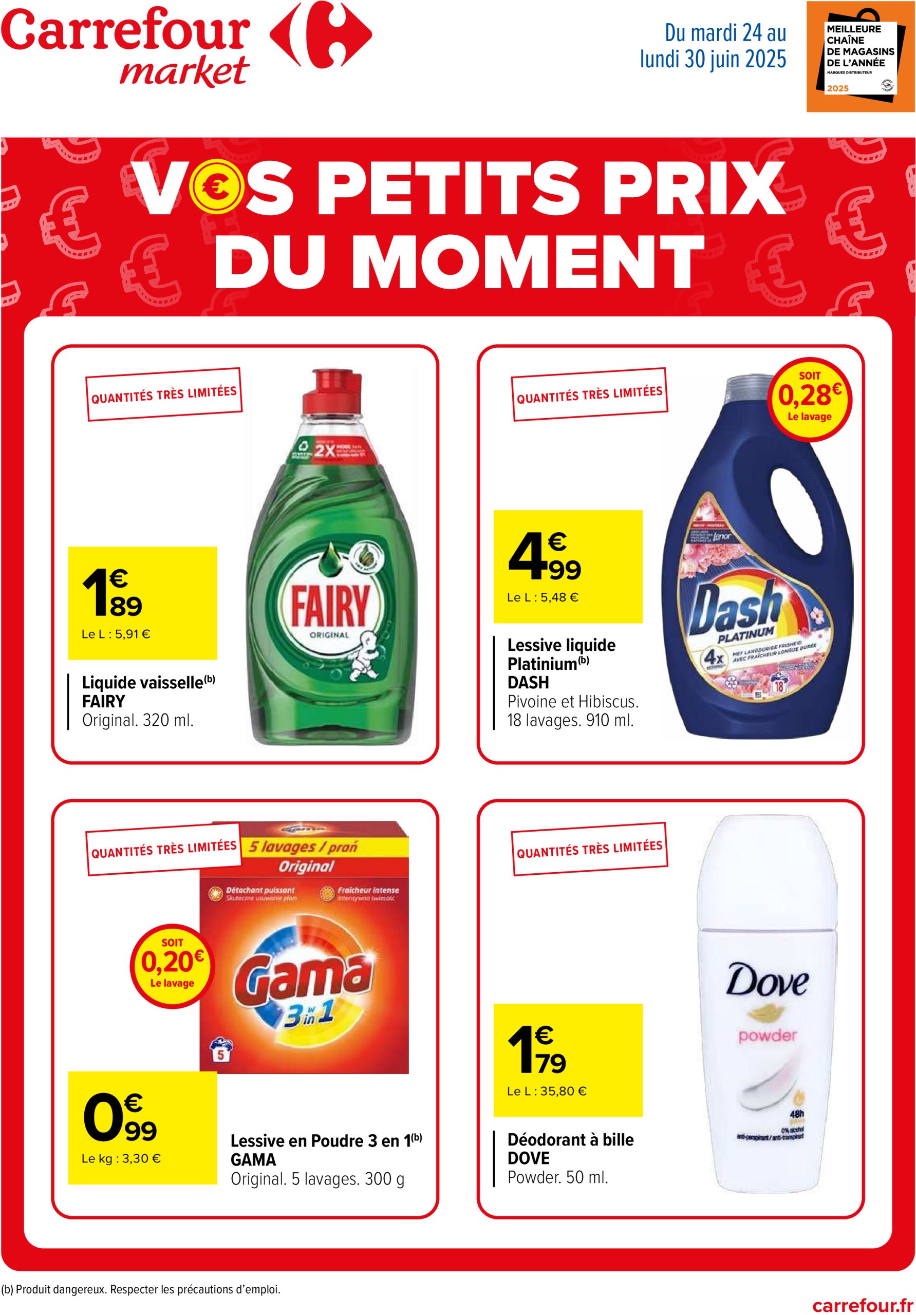 carrefour - Catalogue Carrefour - Les petits prix do moment valable du 24/06 au 30/06