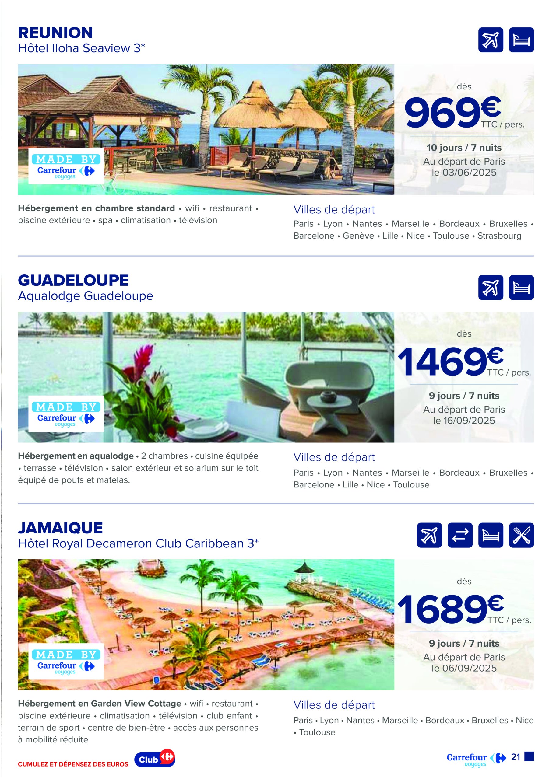 carrefour - Catalogue Carrefour - Voyagez valable du 25/03 au 30/06 - page: 21