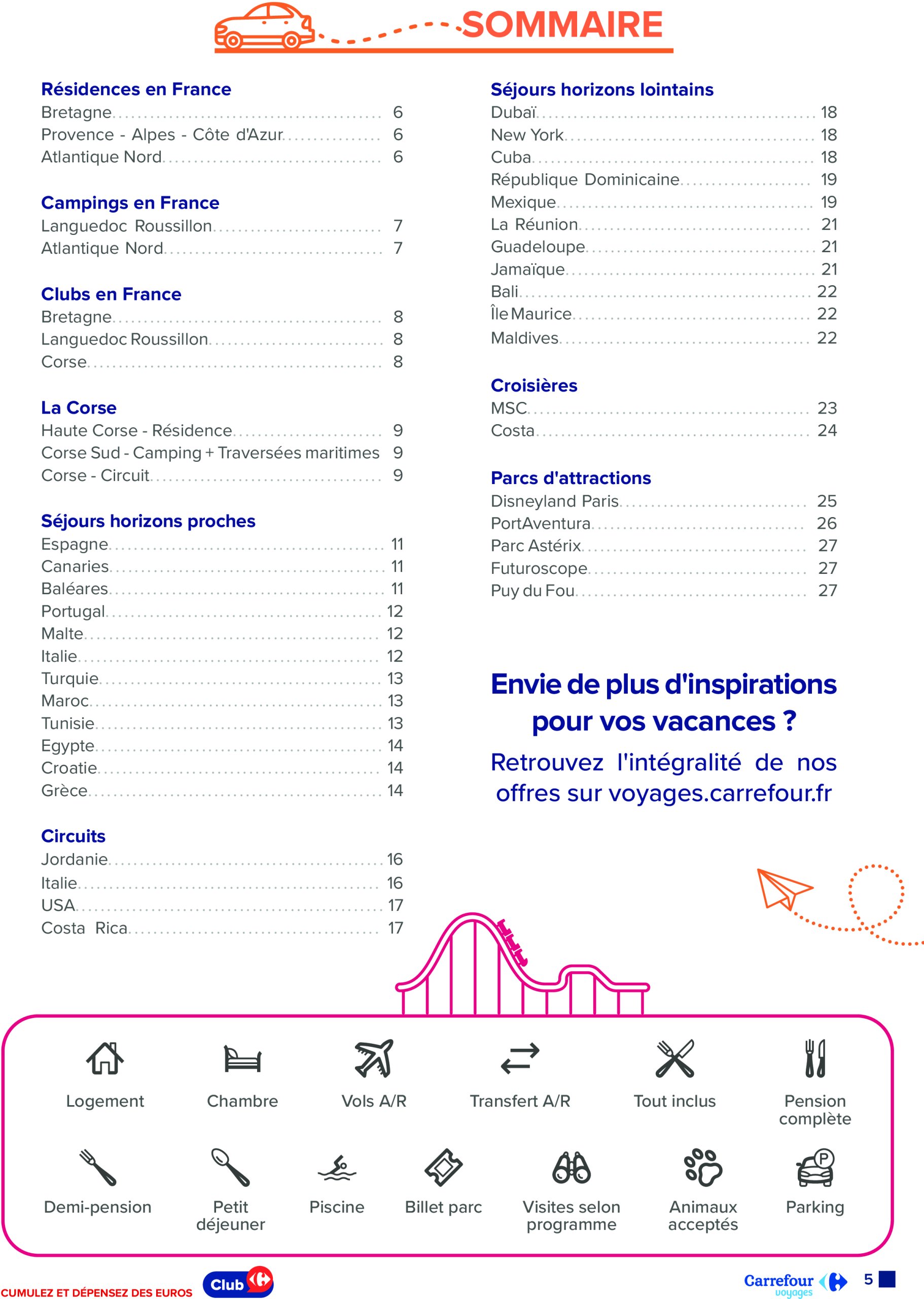 carrefour - Catalogue Carrefour - Voyagez valable du 25/03 au 30/06 - page: 5