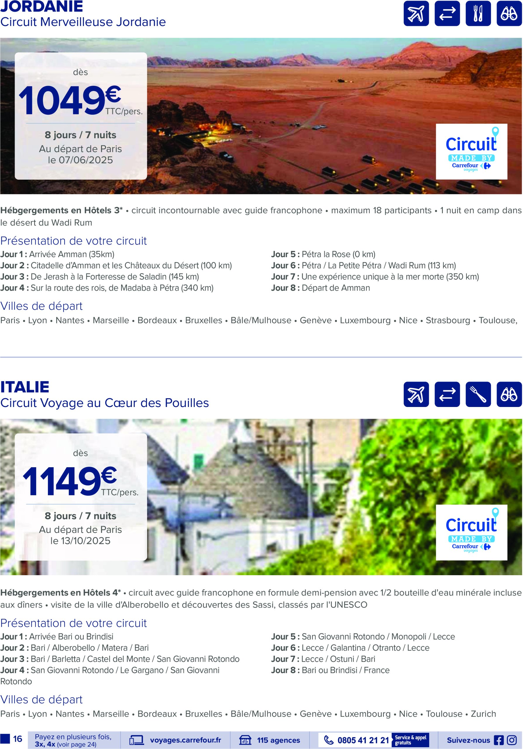 carrefour - Catalogue Carrefour - Voyagez valable du 25/03 au 30/06 - page: 16