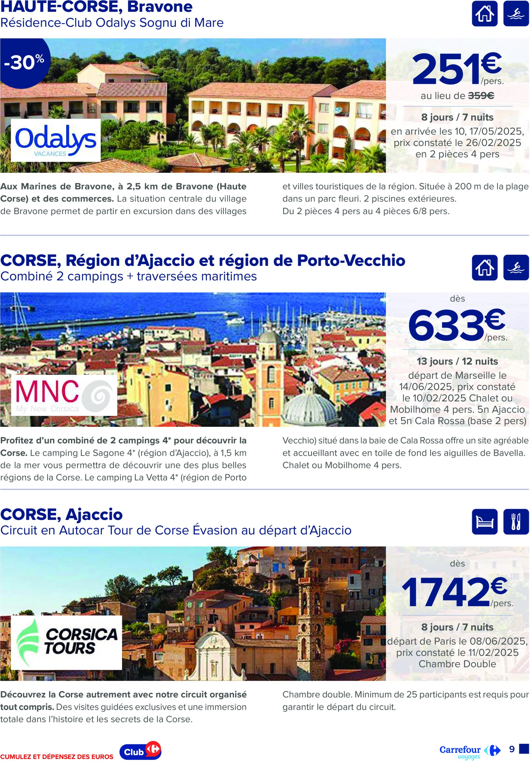 carrefour - Catalogue Carrefour - Voyagez valable du 25/03 au 30/06 - page: 9