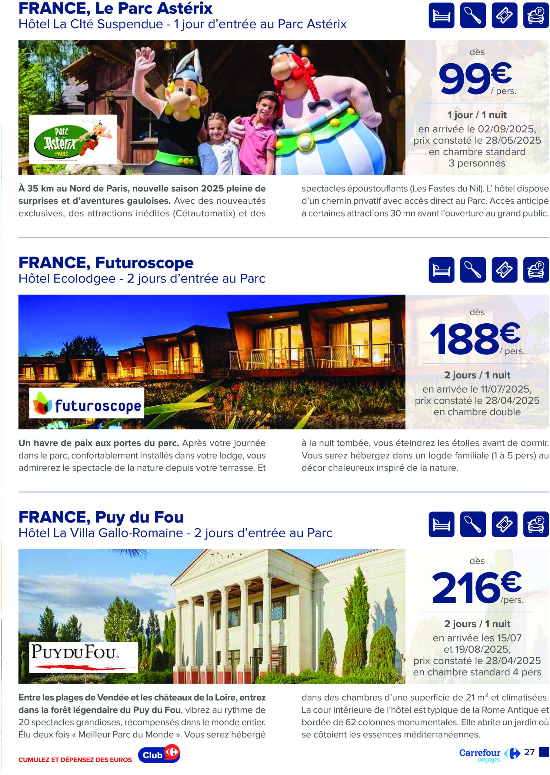 carrefour - Catalogue Carrefour - Voyagez valable du 01/07 au 31/10 - page: 27
