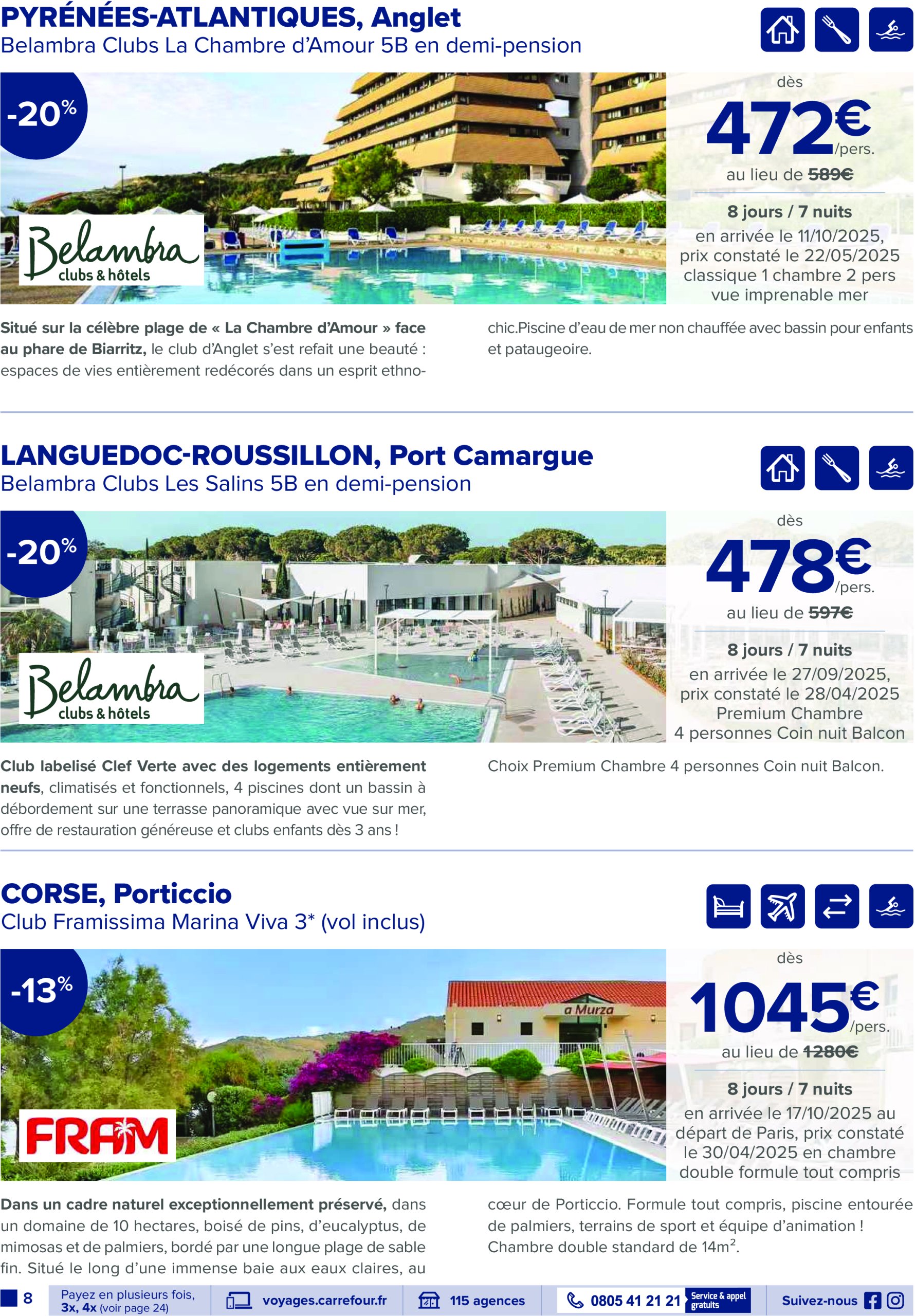 carrefour - Catalogue Carrefour - Voyagez valable du 01/07 au 31/10 - page: 8