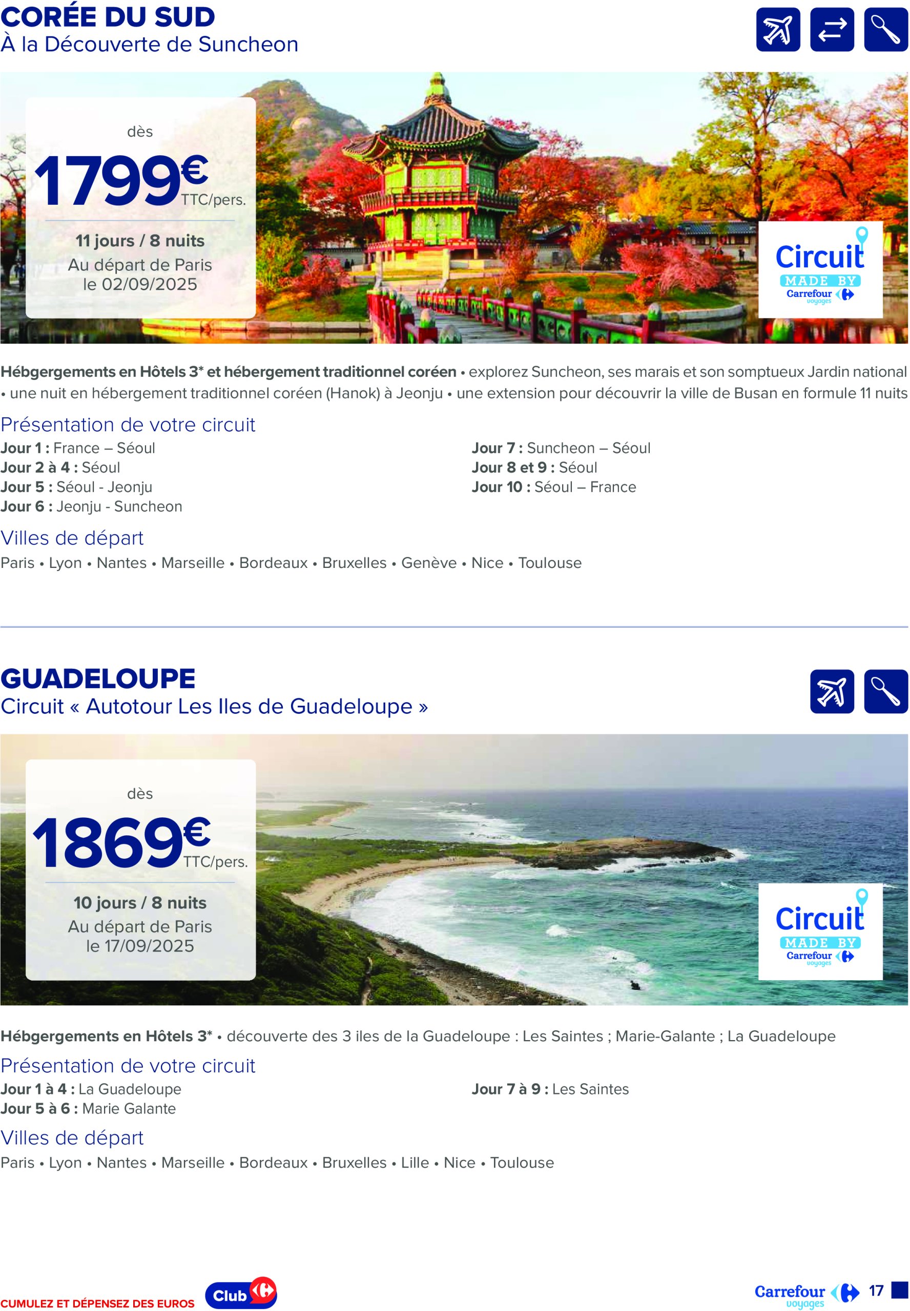 carrefour - Catalogue Carrefour - Voyagez valable du 01/07 au 31/10 - page: 17