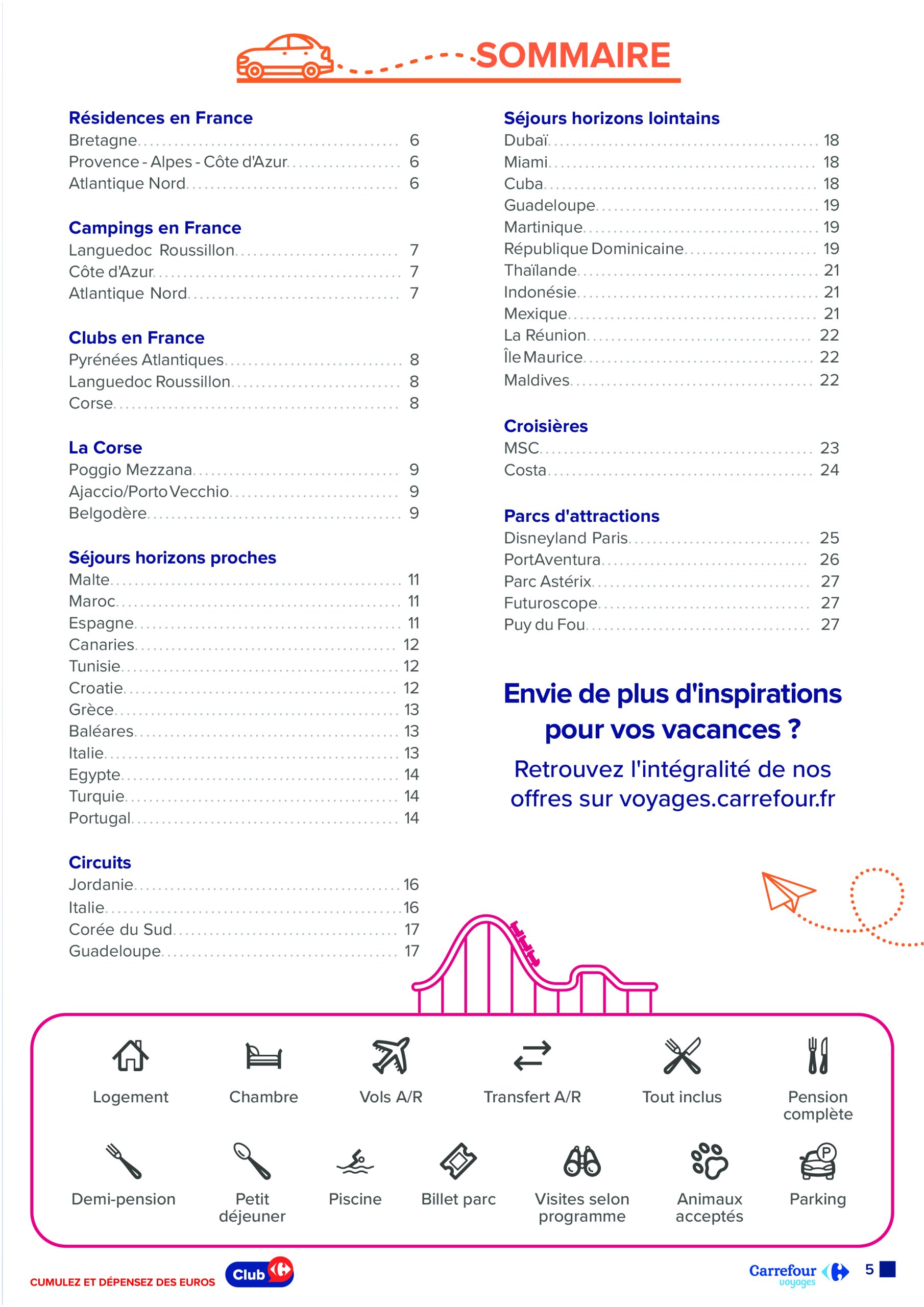 carrefour - Catalogue Carrefour - Voyagez valable du 01/07 au 31/10 - page: 5