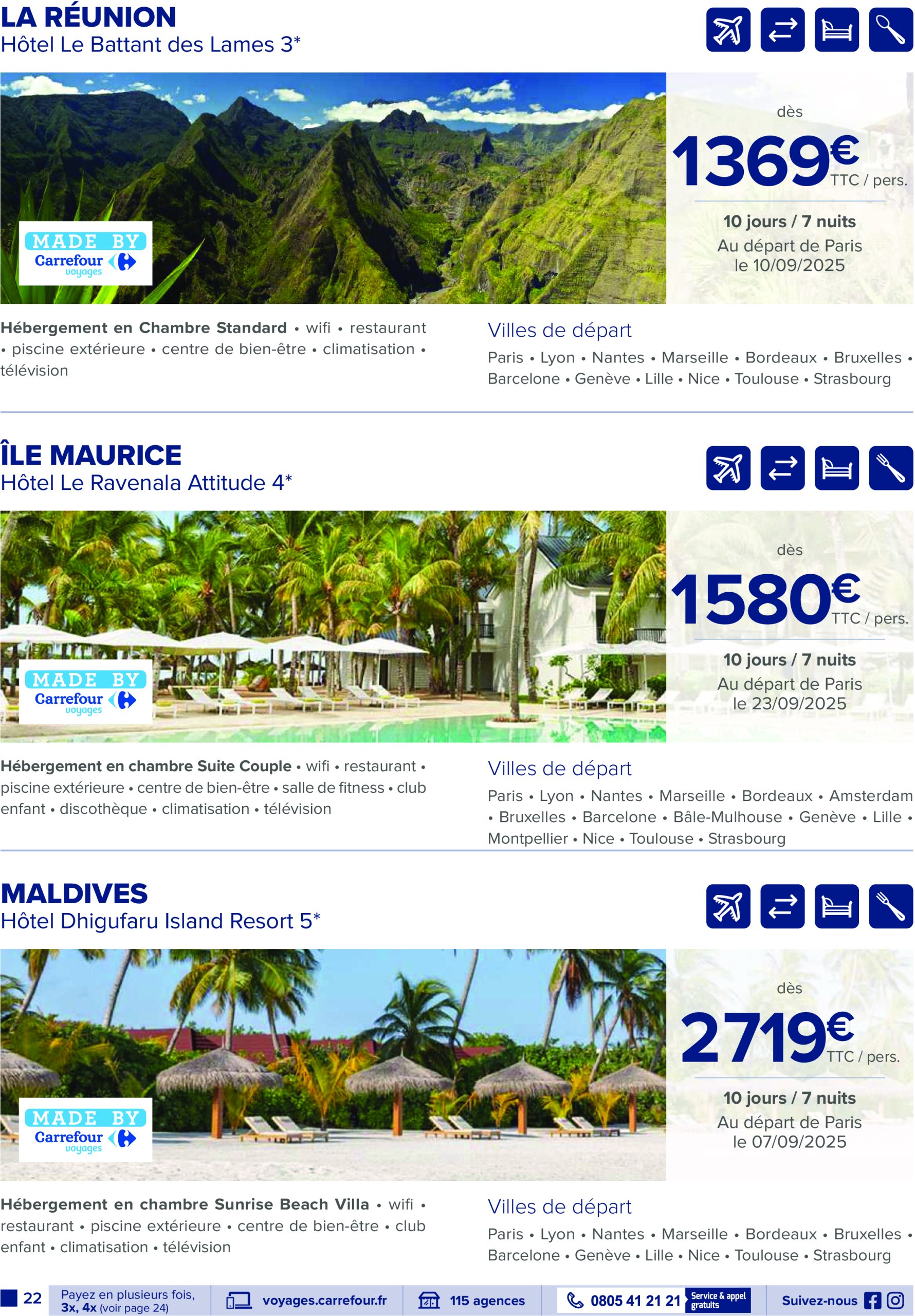 carrefour - Catalogue Carrefour - Voyagez valable du 01/07 au 31/10 - page: 22