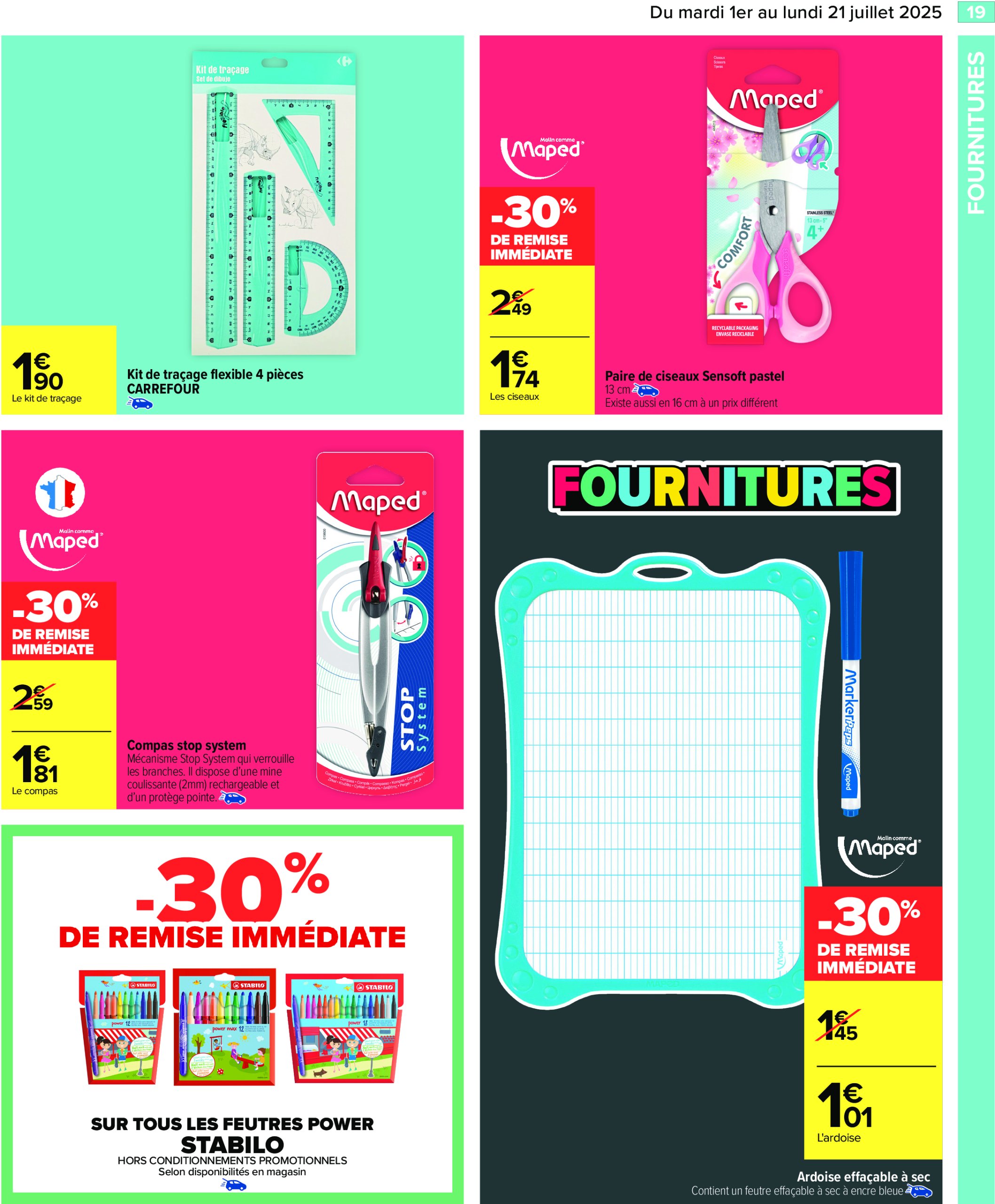 carrefour - Catalogue Carrefour - La Rentrée valable du 01/07 au 21/07 - page: 21