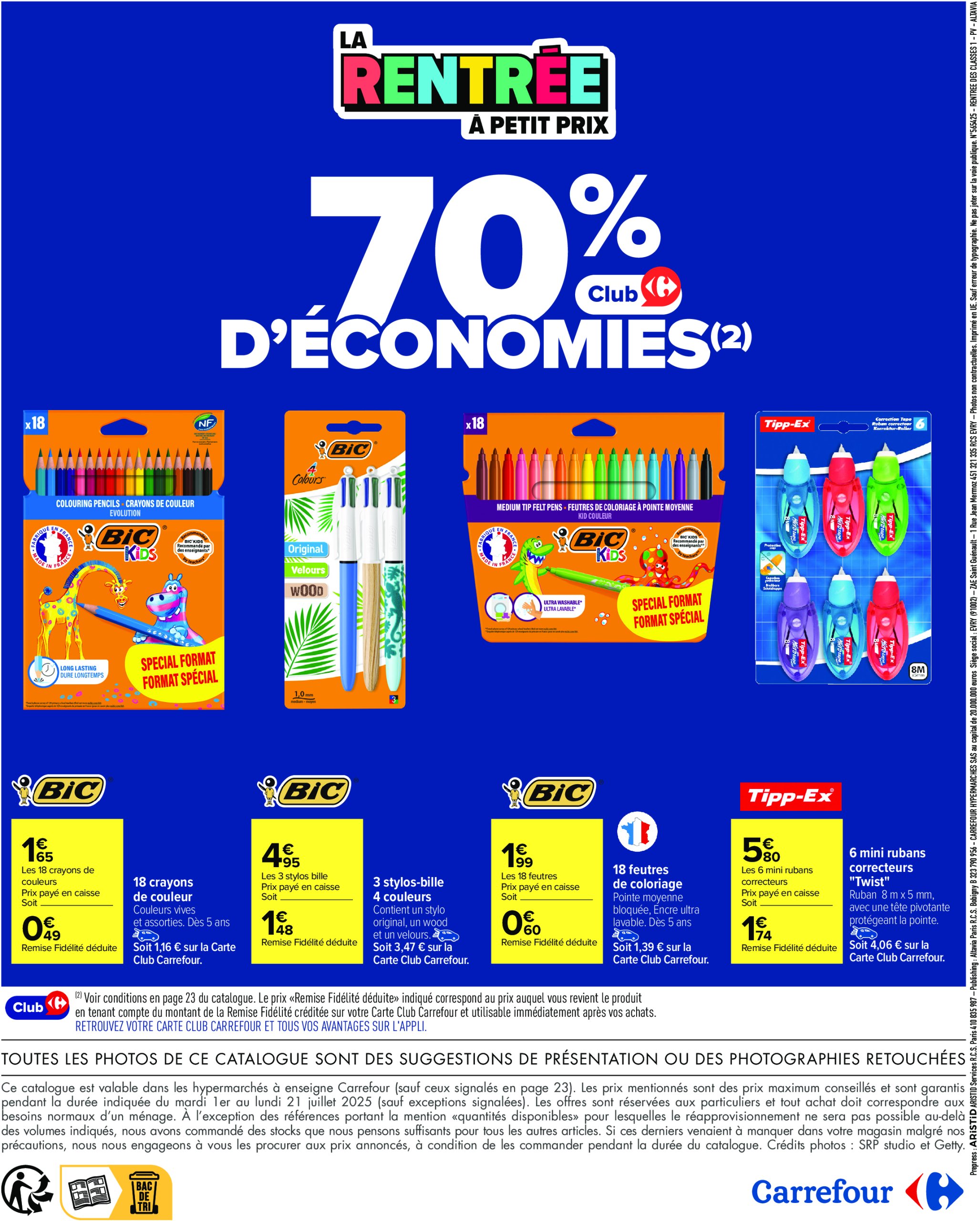 carrefour - Catalogue Carrefour - La Rentrée valable du 01/07 au 21/07 - page: 2