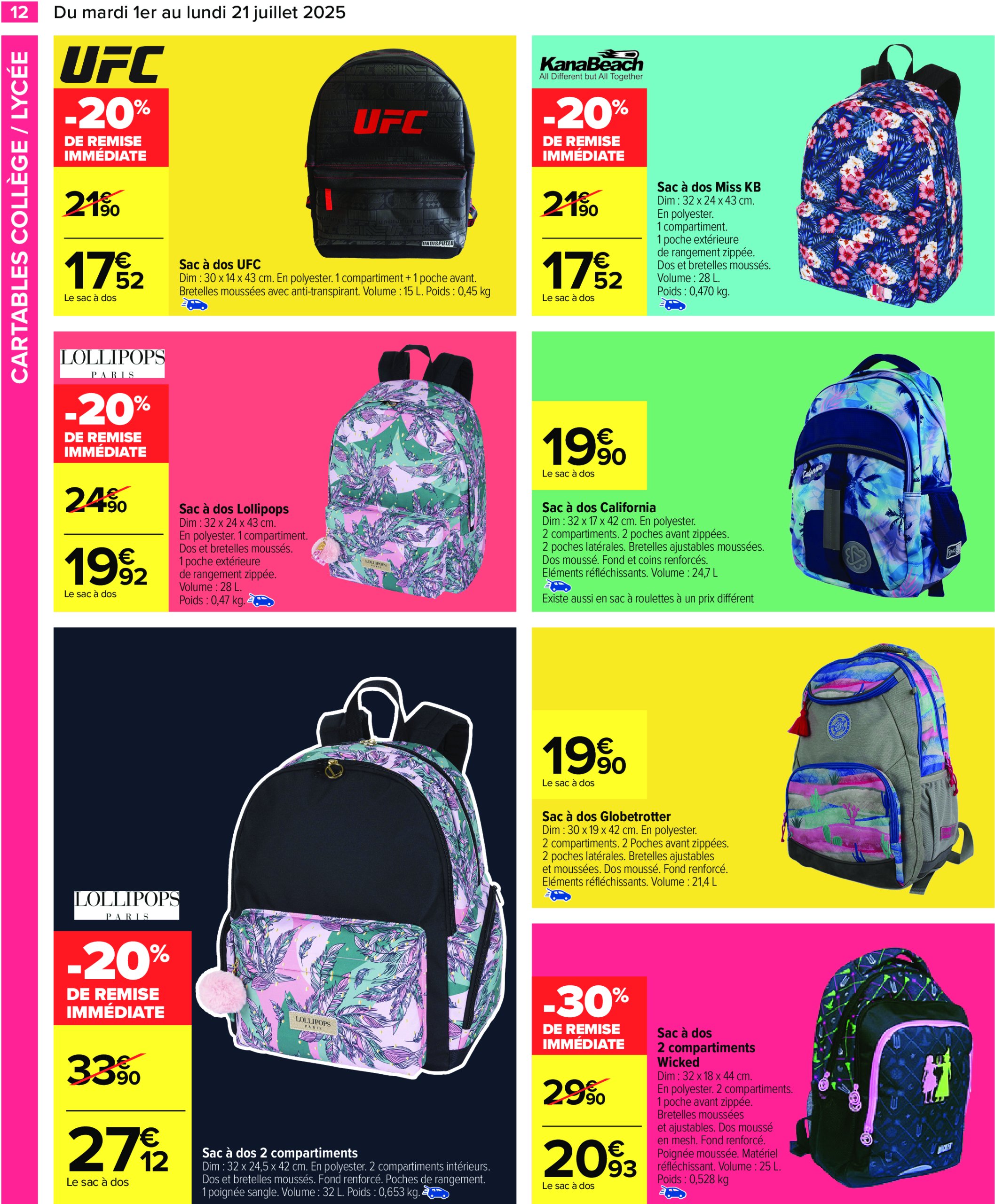 carrefour - Catalogue Carrefour - La Rentrée valable du 01/07 au 21/07 - page: 14