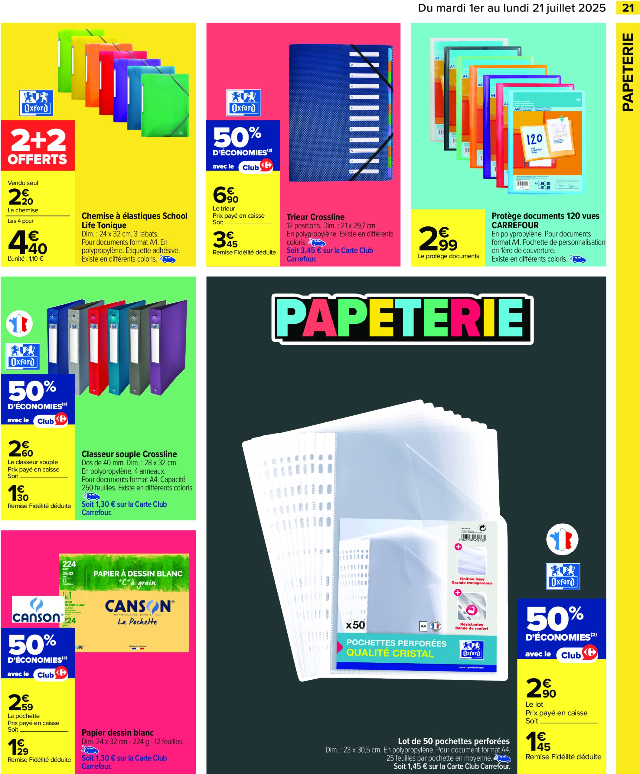carrefour - Catalogue Carrefour - La Rentrée valable du 01/07 au 21/07 - page: 23