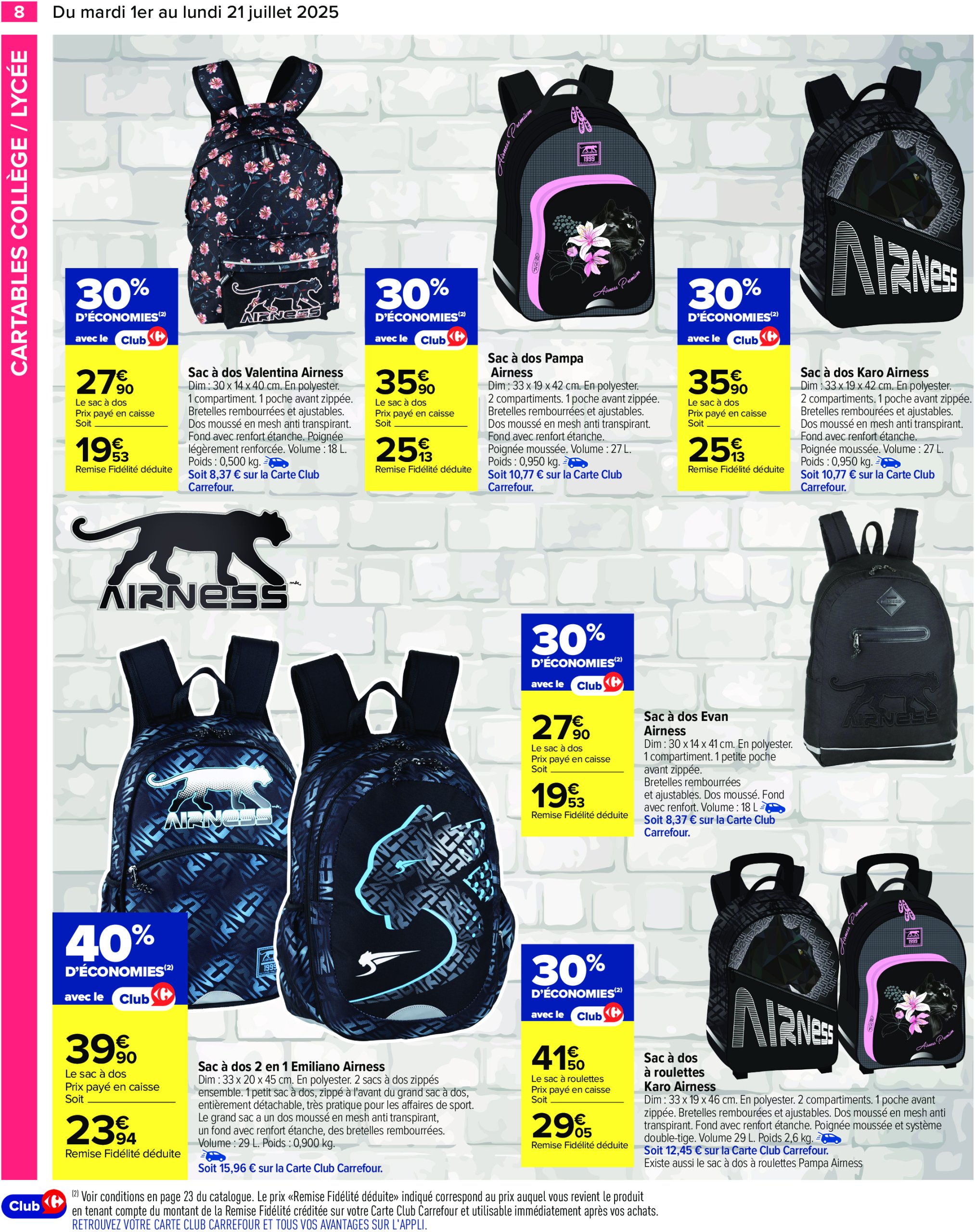 carrefour - Catalogue Carrefour - La Rentrée valable du 01/07 au 21/07 - page: 10
