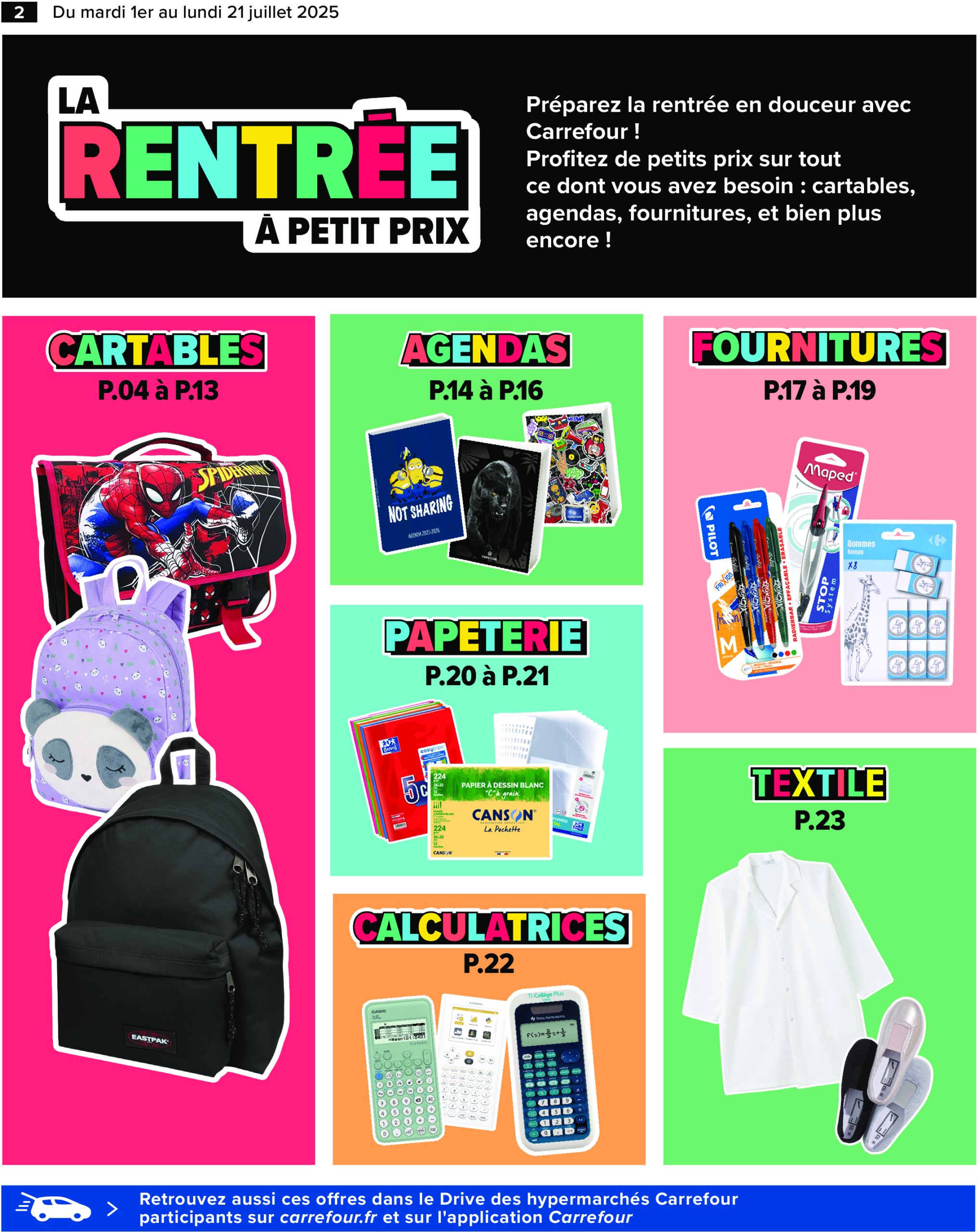 carrefour - Catalogue Carrefour - La Rentrée valable du 01/07 au 21/07 - page: 4