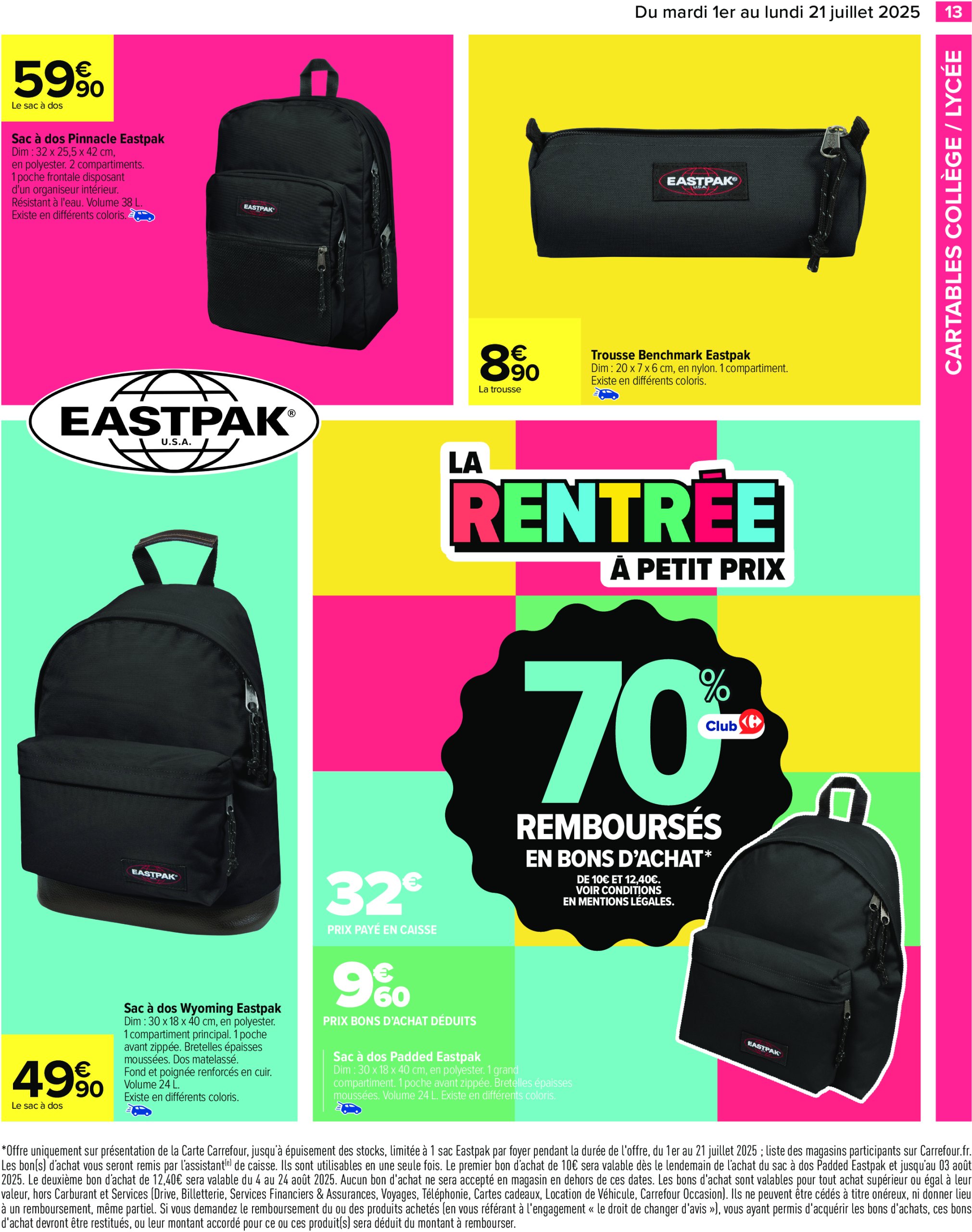 carrefour - Catalogue Carrefour - La Rentrée valable du 01/07 au 21/07 - page: 15