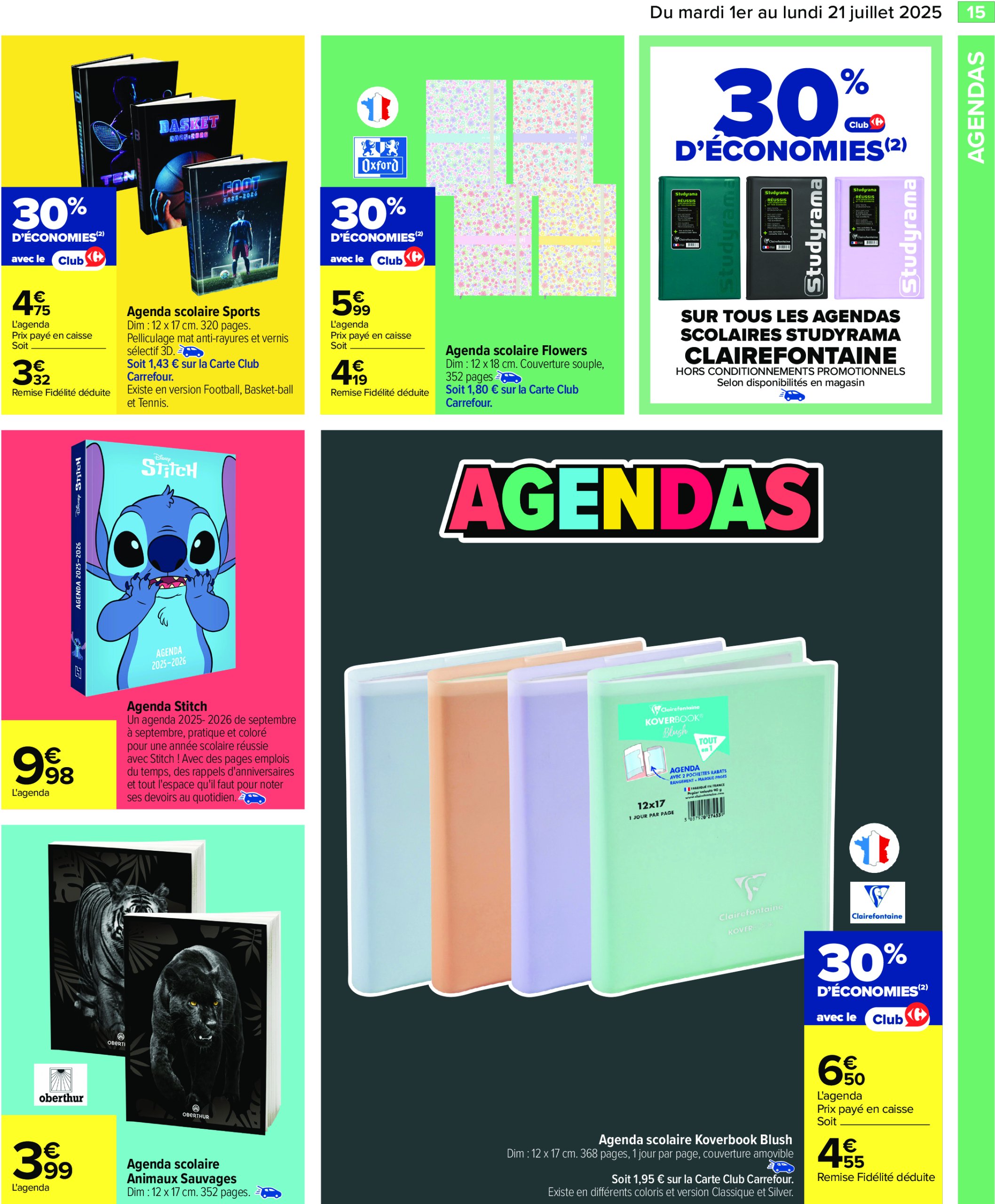 carrefour - Catalogue Carrefour - La Rentrée valable du 01/07 au 21/07 - page: 17