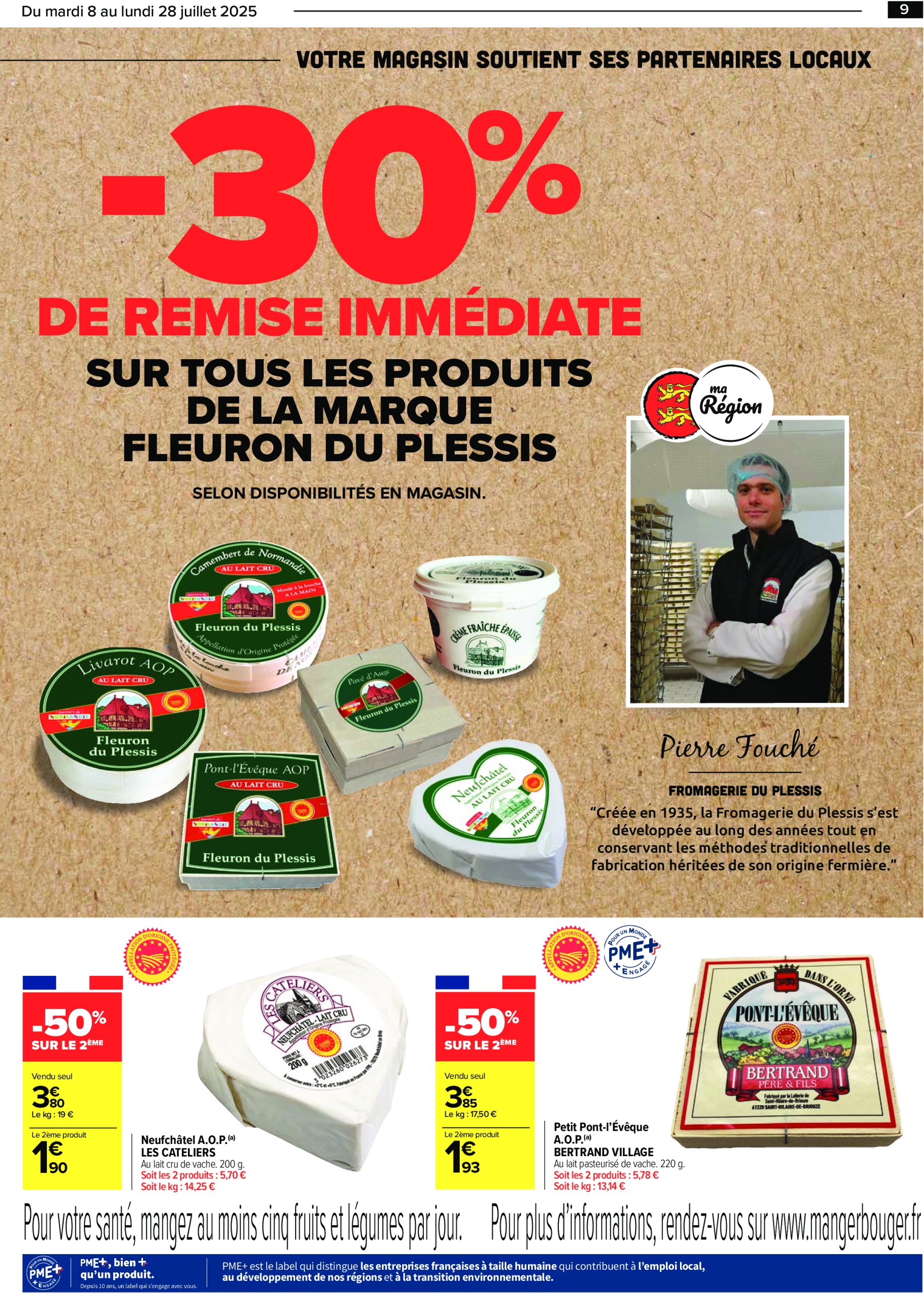 carrefour - Catalogue Carrefour - Le meilleur de ma région Lombarde valable du 08/07 au 28/07 - page: 9