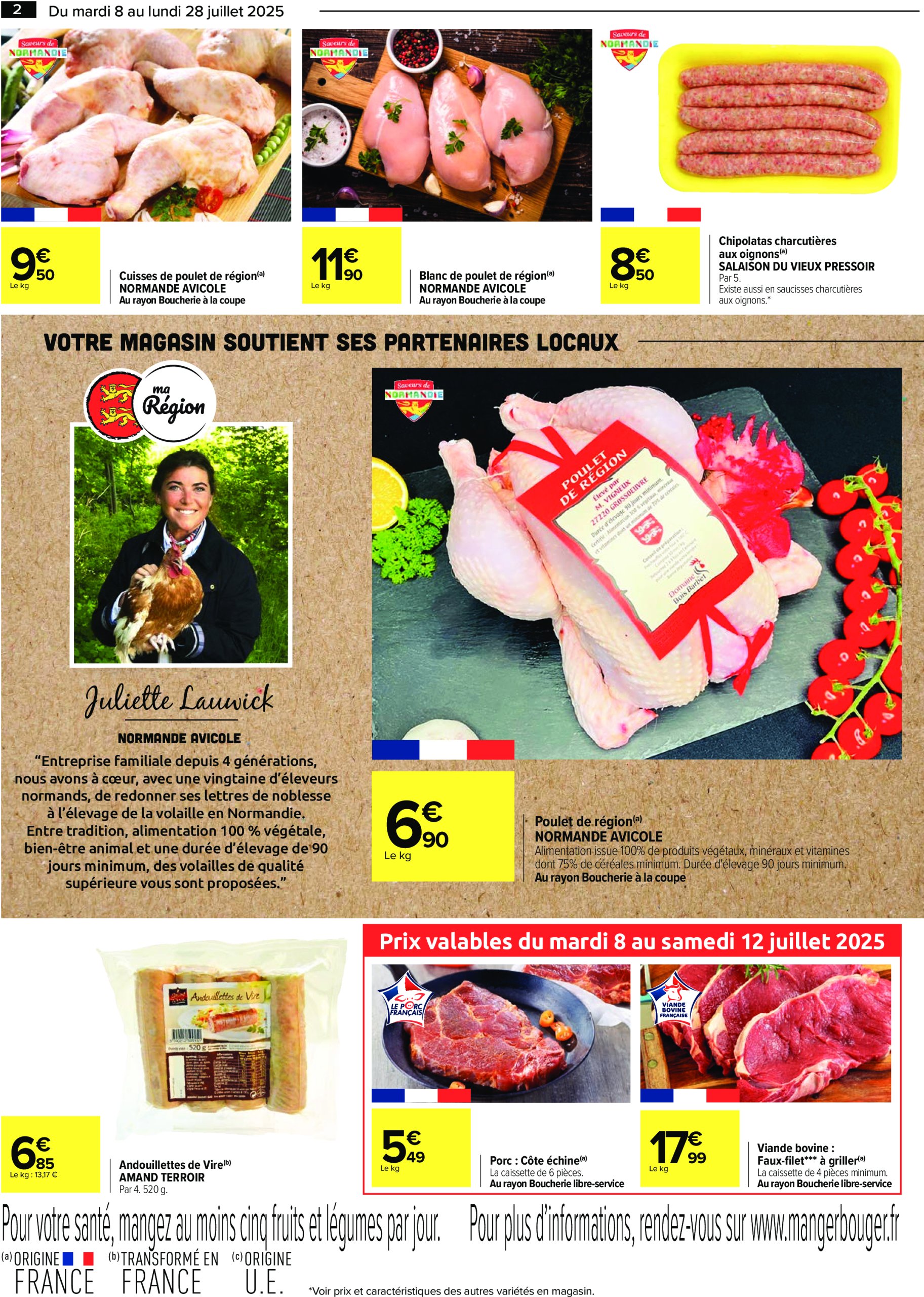 carrefour - Catalogue Carrefour - Le meilleur de ma région Lombarde valable du 08/07 au 28/07 - page: 2