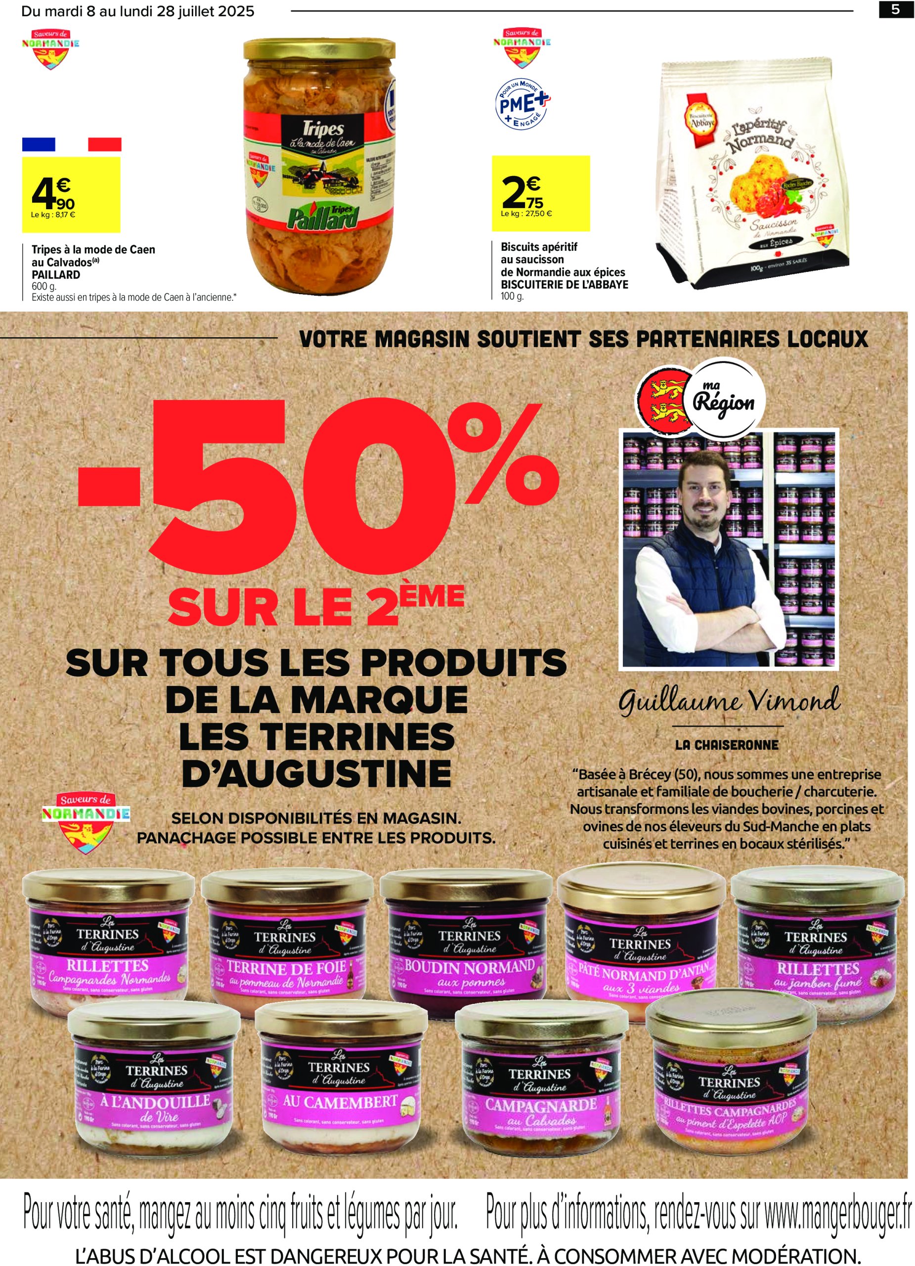 carrefour - Catalogue Carrefour - Le meilleur de ma région Lombarde valable du 08/07 au 28/07 - page: 5