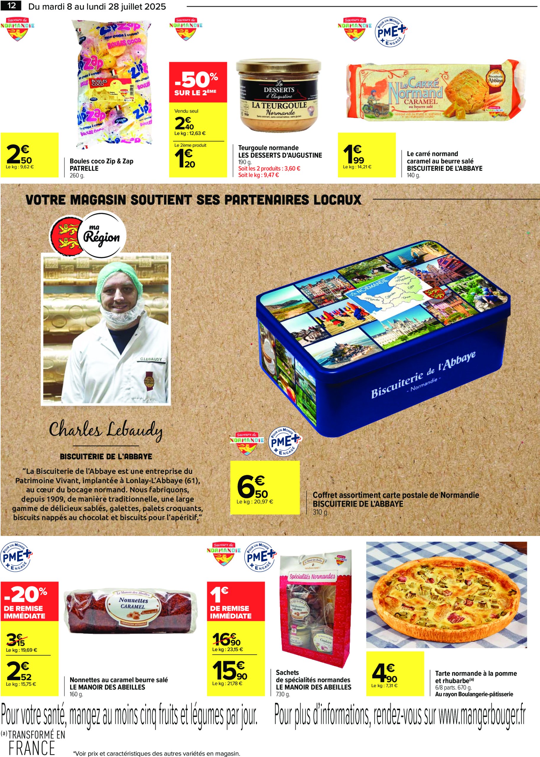 carrefour - Catalogue Carrefour - Le meilleur de ma région Lombarde valable du 08/07 au 28/07 - page: 12