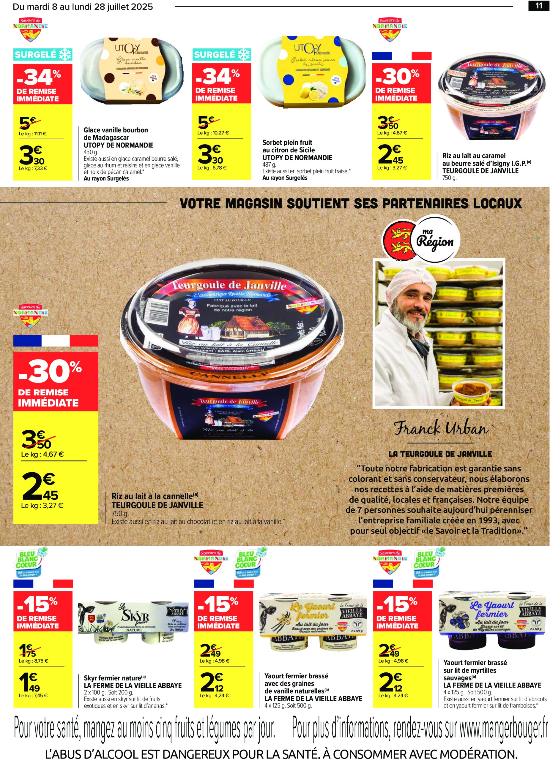 carrefour - Catalogue Carrefour - Le meilleur de ma région Lombarde valable du 08/07 au 28/07 - page: 11