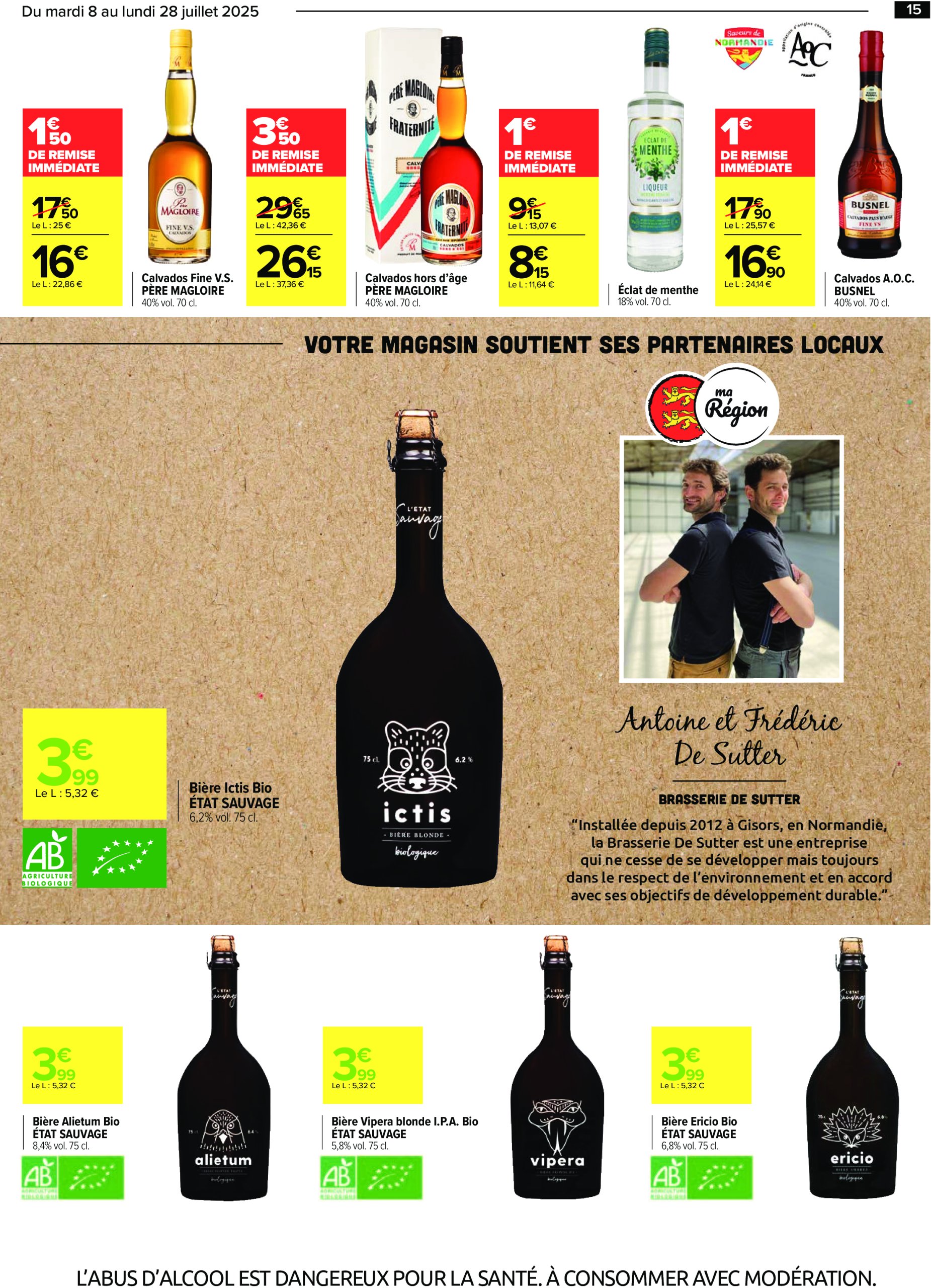 carrefour - Catalogue Carrefour - Le meilleur de ma région Lombarde valable du 08/07 au 28/07 - page: 15