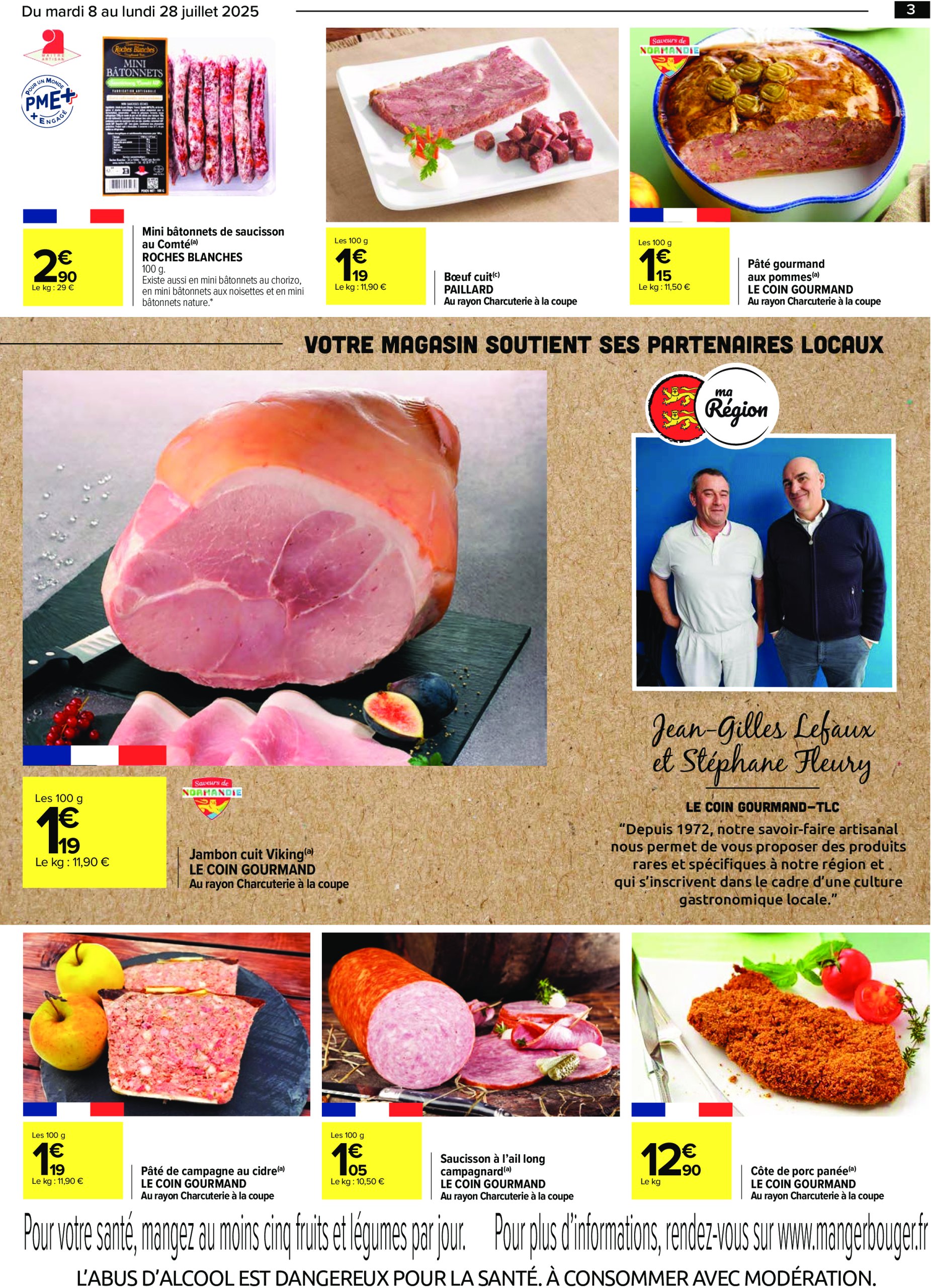 carrefour - Catalogue Carrefour - Le meilleur de ma région Lombarde valable du 08/07 au 28/07 - page: 3