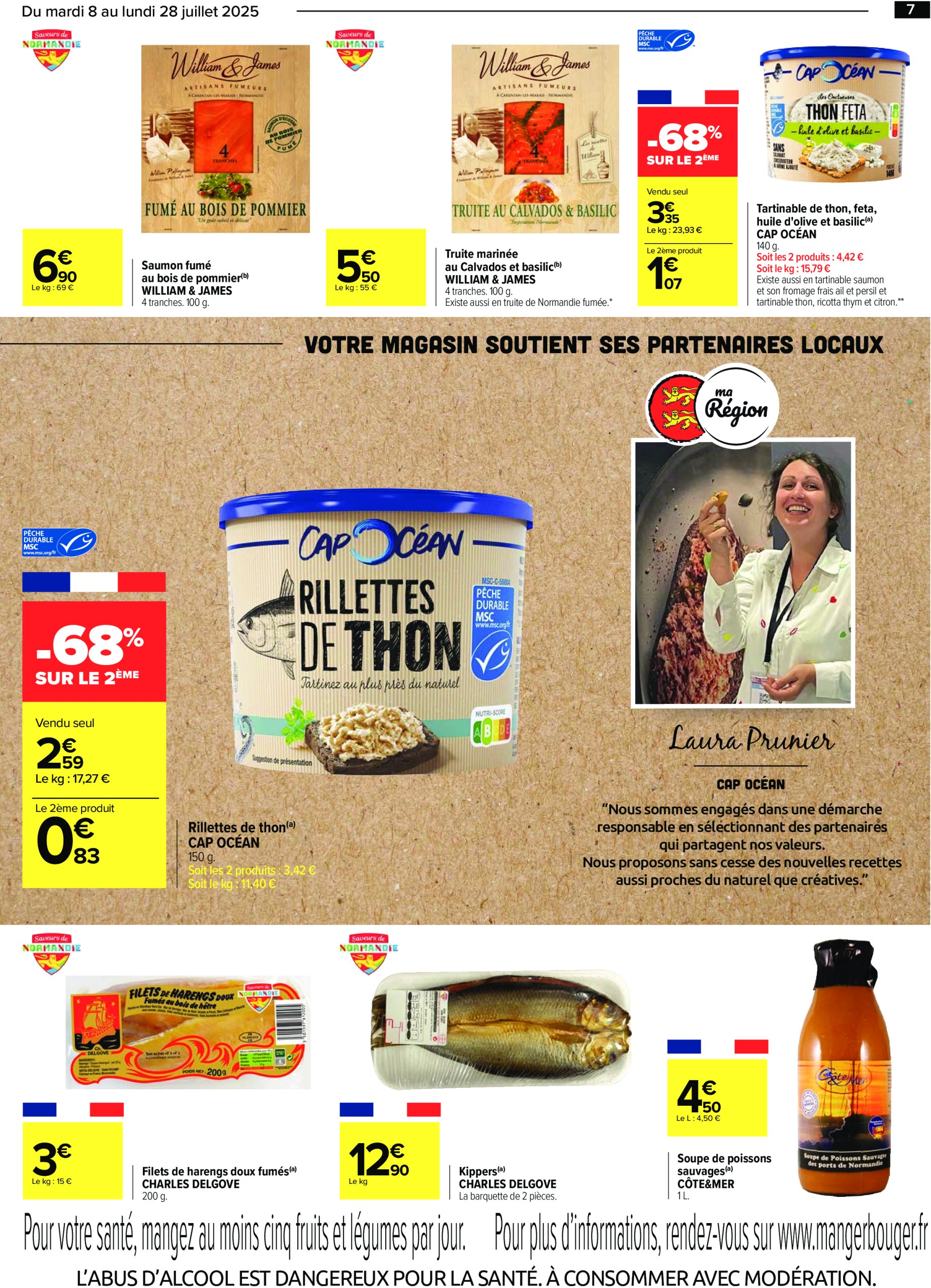 carrefour - Catalogue Carrefour - Le meilleur de ma région Lombarde valable du 08/07 au 28/07 - page: 7