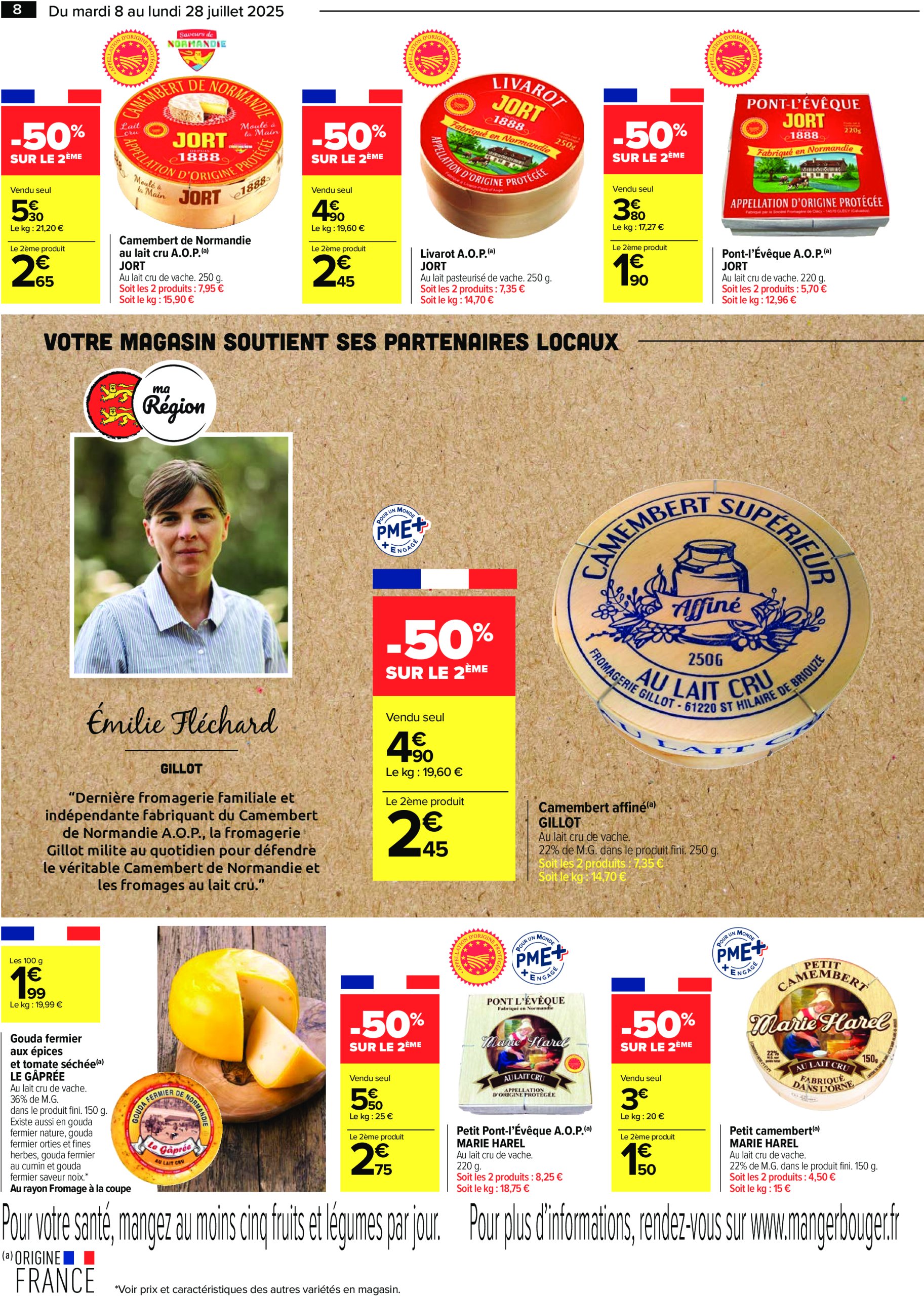 carrefour - Catalogue Carrefour - Le meilleur de ma région Lombarde valable du 08/07 au 28/07 - page: 8