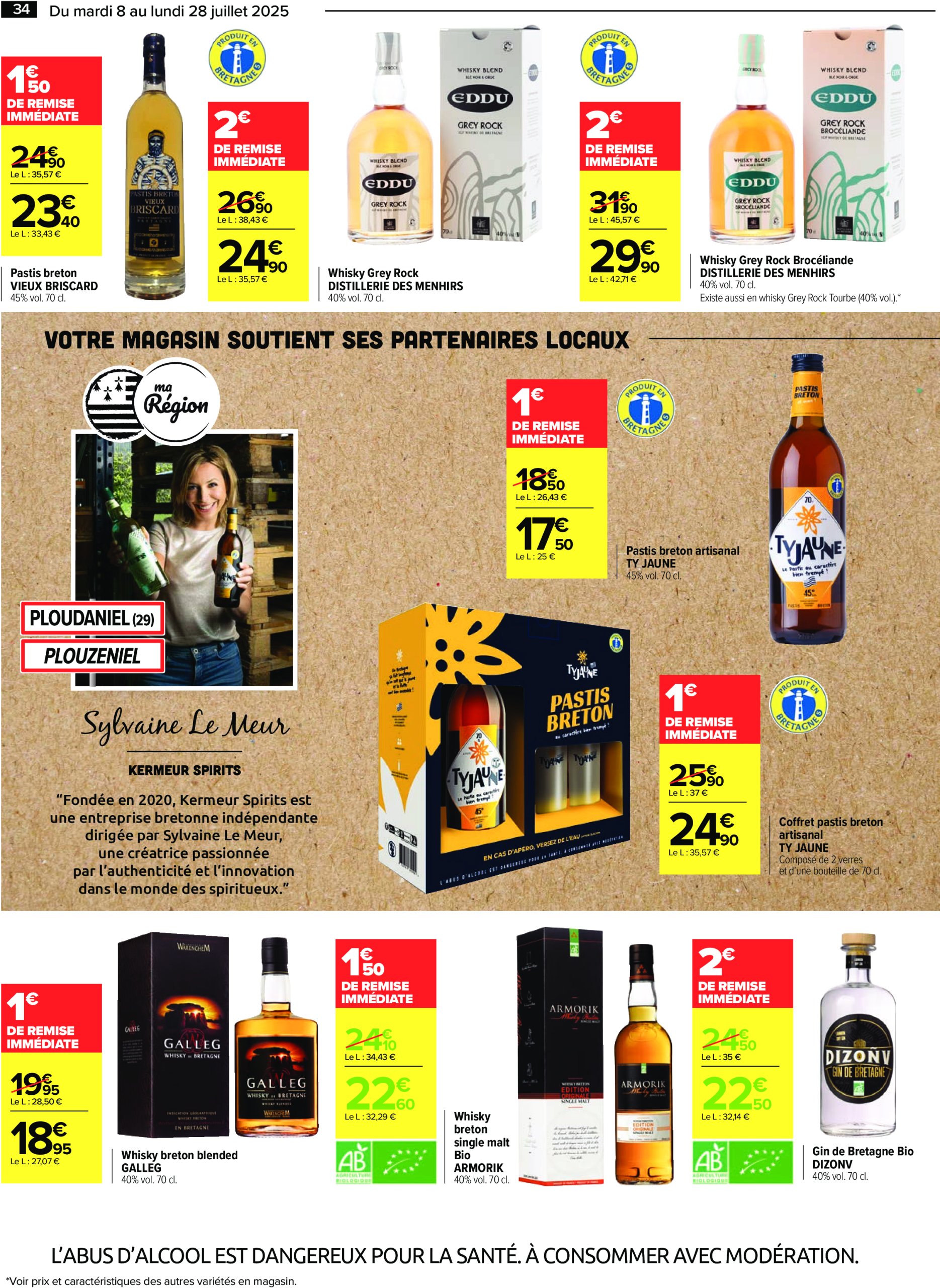 carrefour - Catalogue Carrefour - Le meilleur de ma région Bretagne valable du 08/07 au 28/07 - page: 34 carrefour - Catalogue Carrefour - Le meilleur de ma région Bretagne valable du 08/07 au 28/07 - page: 34