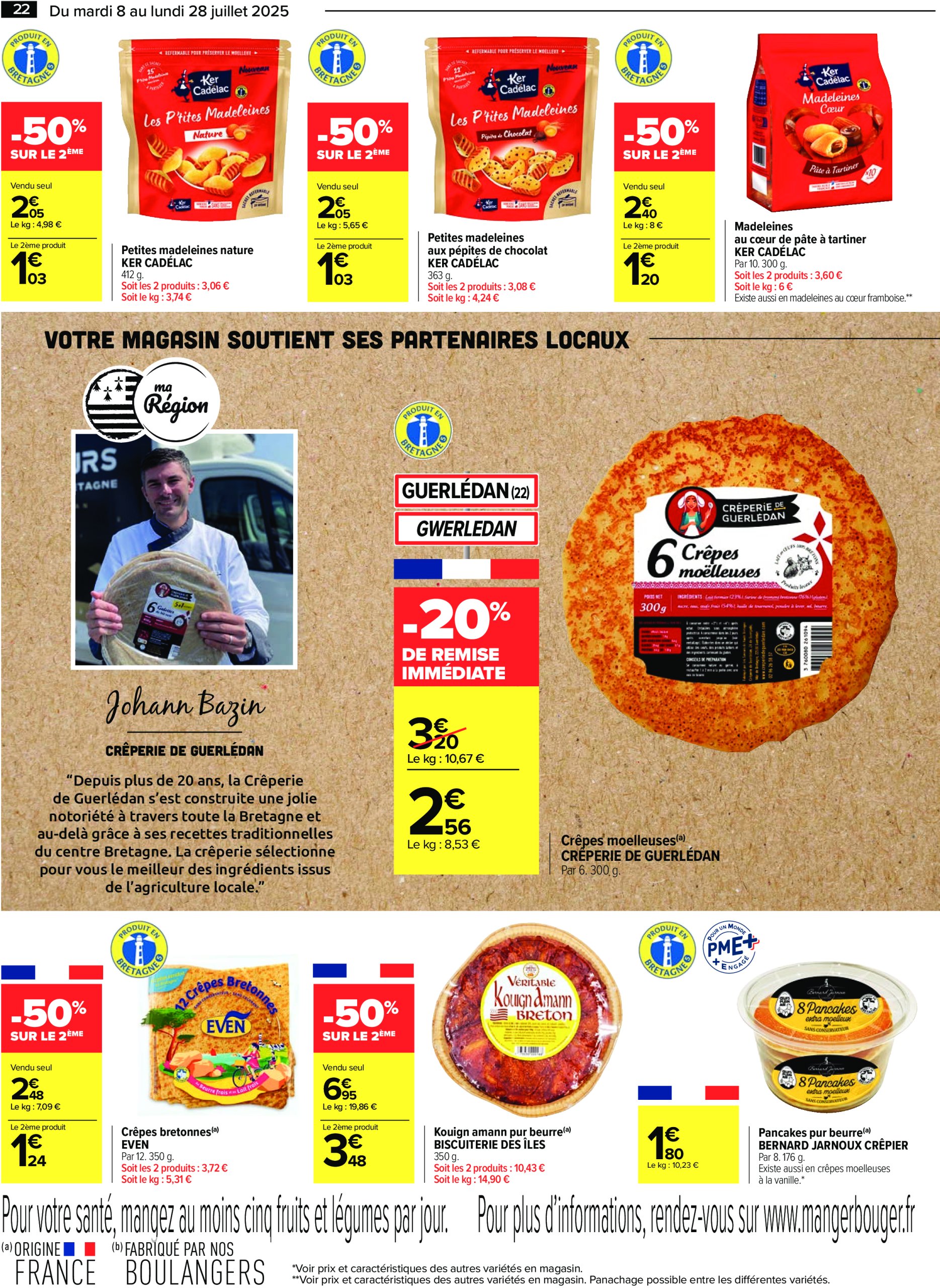 carrefour - Catalogue Carrefour - Le meilleur de ma région Bretagne valable du 08/07 au 28/07 - page: 22 carrefour - Catalogue Carrefour - Le meilleur de ma région Bretagne valable du 08/07 au 28/07 - page: 22