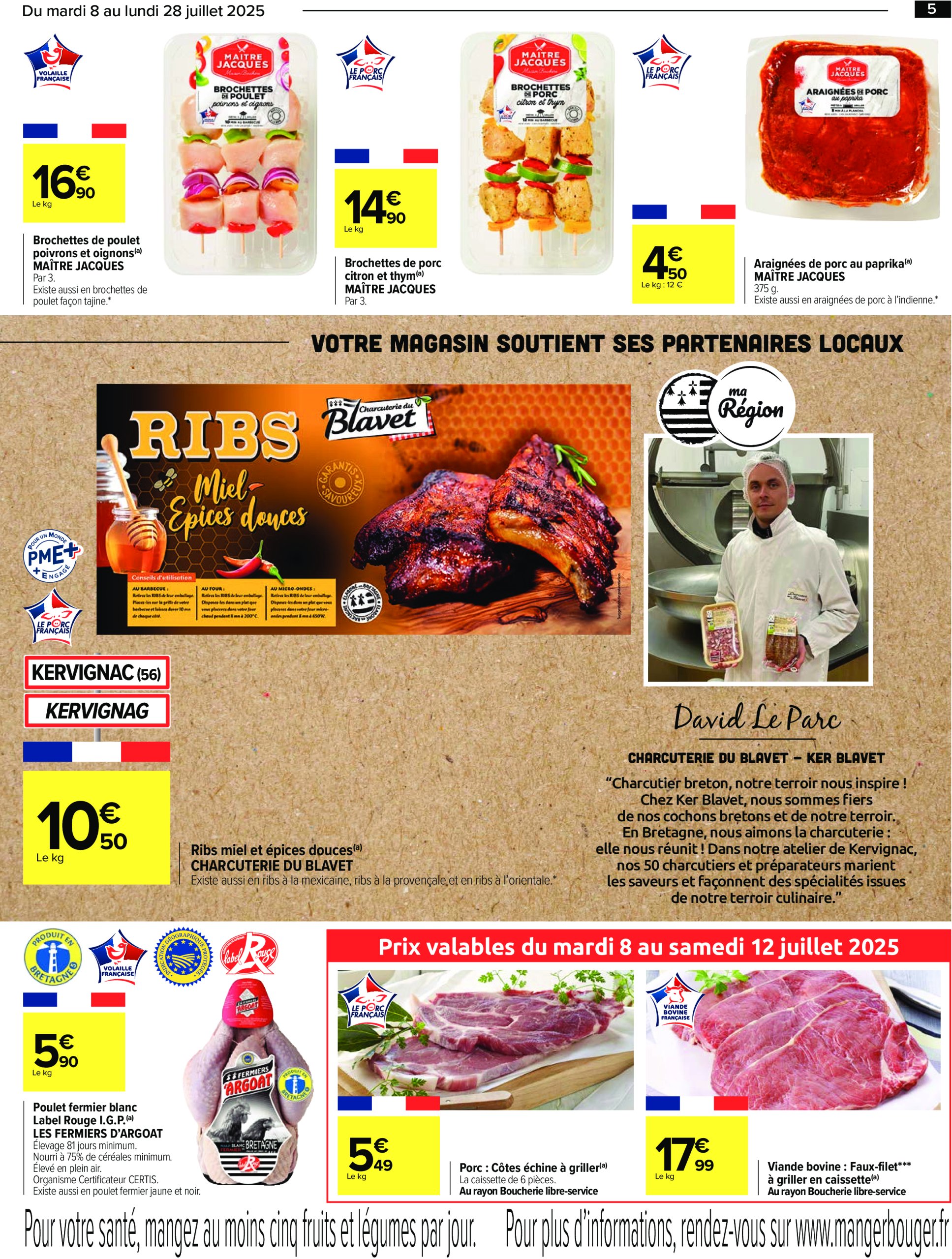 carrefour - Catalogue Carrefour - Le meilleur de ma région Bretagne valable du 08/07 au 28/07 - page: 5 carrefour - Catalogue Carrefour - Le meilleur de ma région Bretagne valable du 08/07 au 28/07 - page: 5