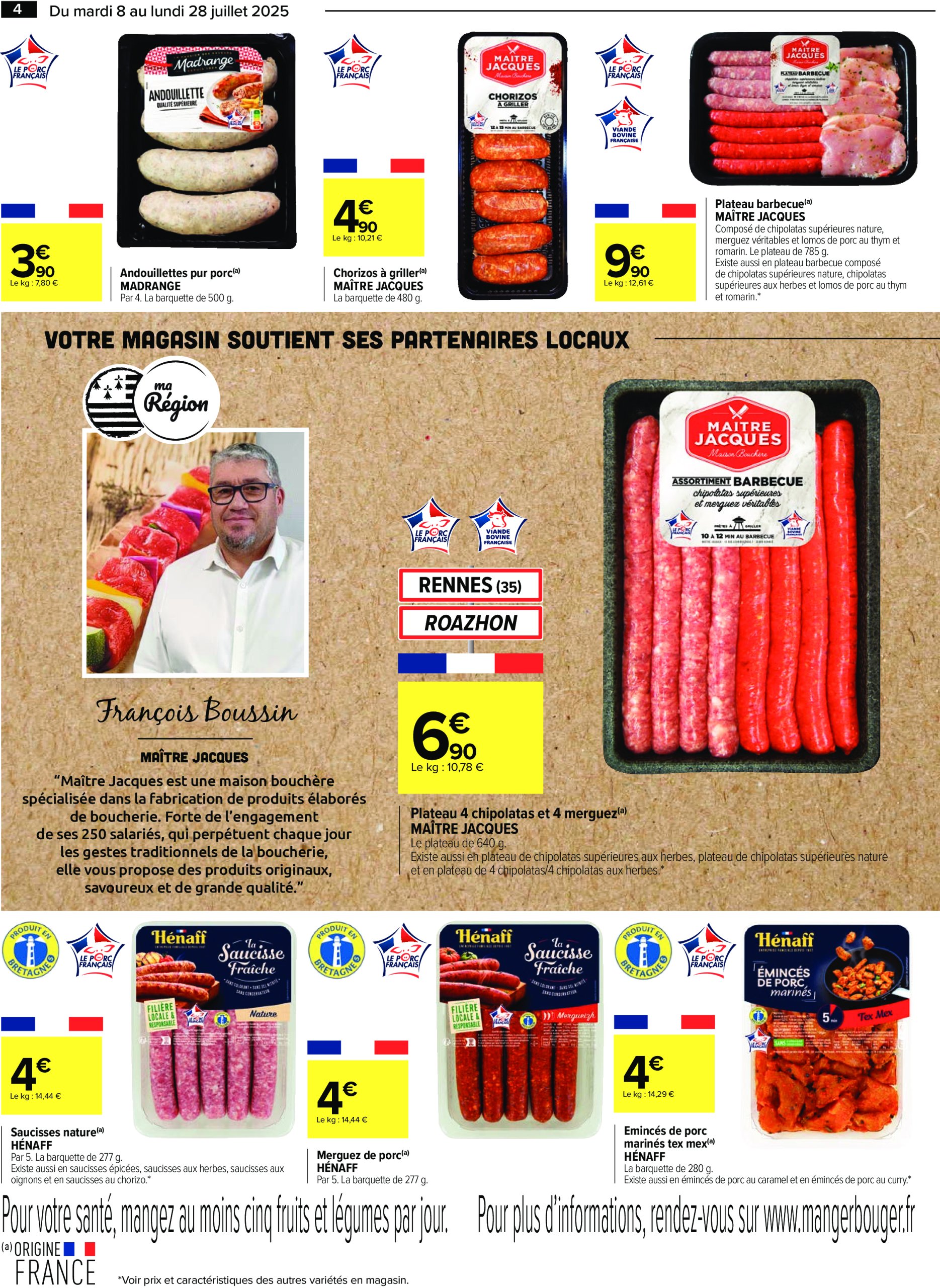 carrefour - Catalogue Carrefour - Le meilleur de ma région Bretagne valable du 08/07 au 28/07 - page: 4 carrefour - Catalogue Carrefour - Le meilleur de ma région Bretagne valable du 08/07 au 28/07 - page: 4