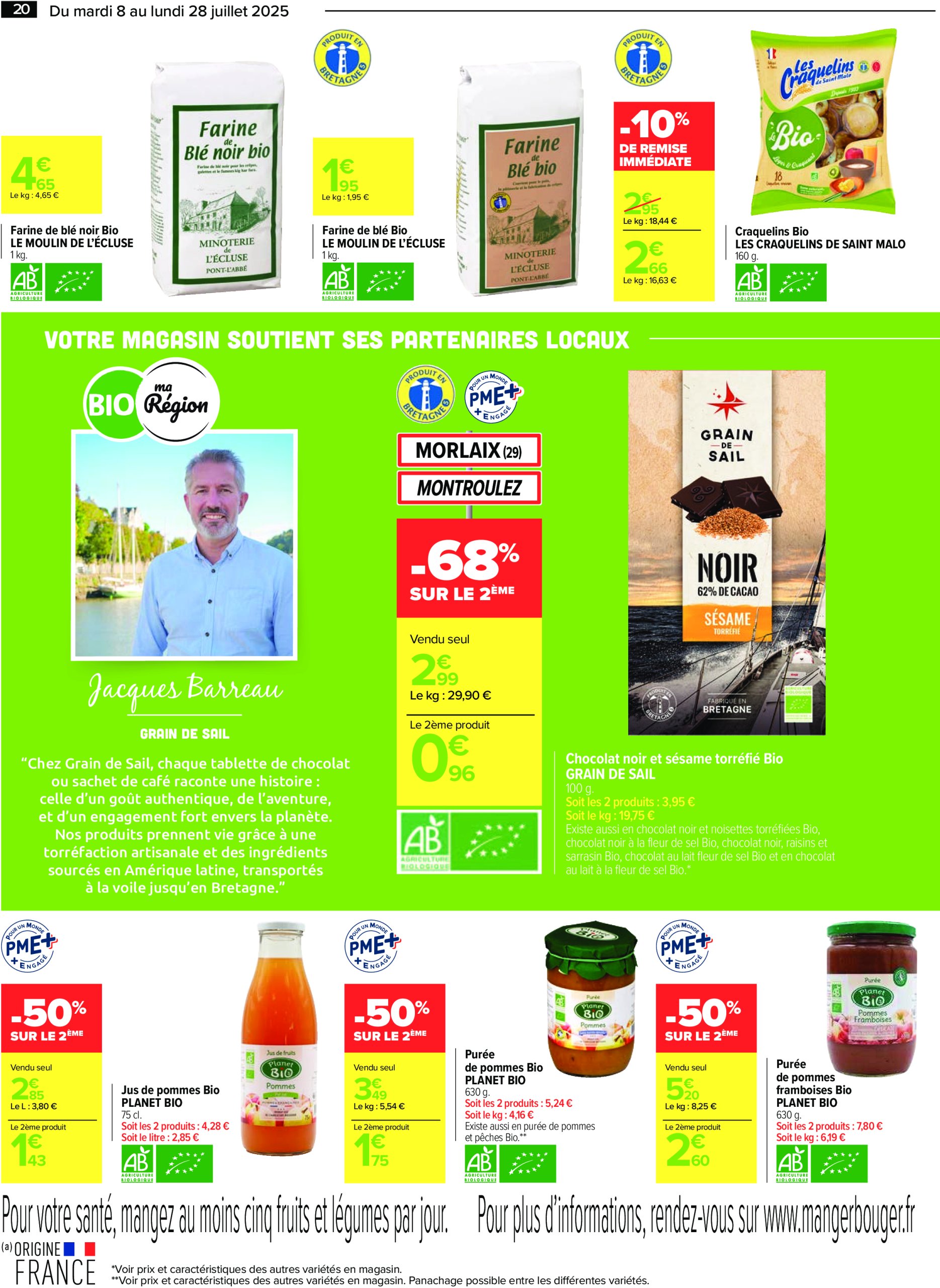 carrefour - Catalogue Carrefour - Le meilleur de ma région Bretagne valable du 08/07 au 28/07 - page: 20 carrefour - Catalogue Carrefour - Le meilleur de ma région Bretagne valable du 08/07 au 28/07 - page: 20
