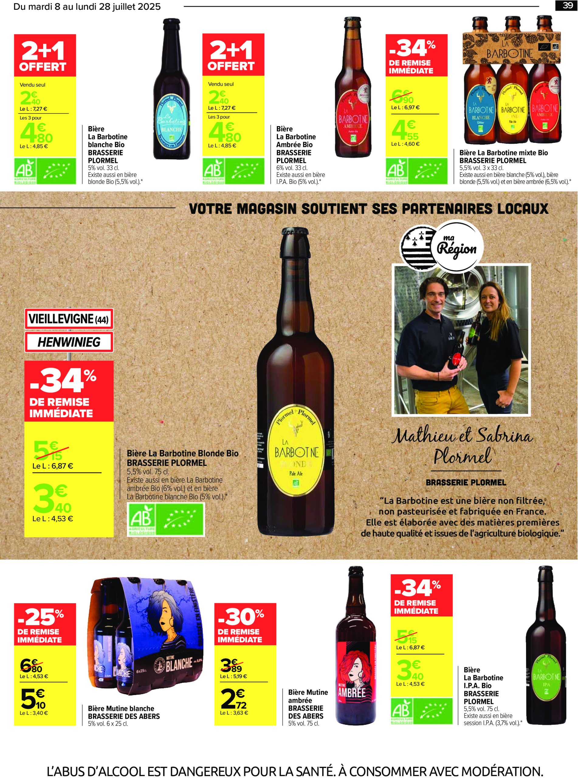 carrefour - Catalogue Carrefour - Le meilleur de ma région Bretagne valable du 08/07 au 28/07 - page: 39 carrefour - Catalogue Carrefour - Le meilleur de ma région Bretagne valable du 08/07 au 28/07 - page: 39