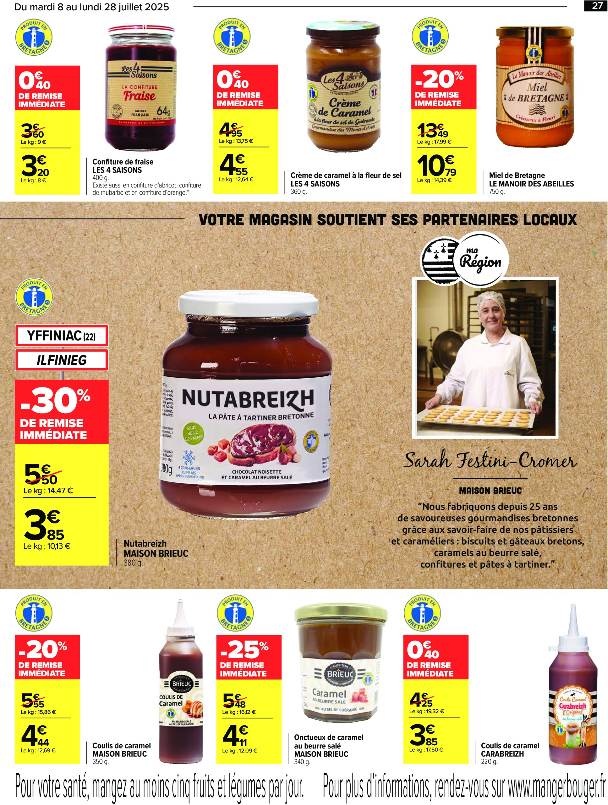 carrefour - Catalogue Carrefour - Le meilleur de ma région Bretagne valable du 08/07 au 28/07 - page: 27 carrefour - Catalogue Carrefour - Le meilleur de ma région Bretagne valable du 08/07 au 28/07 - page: 27