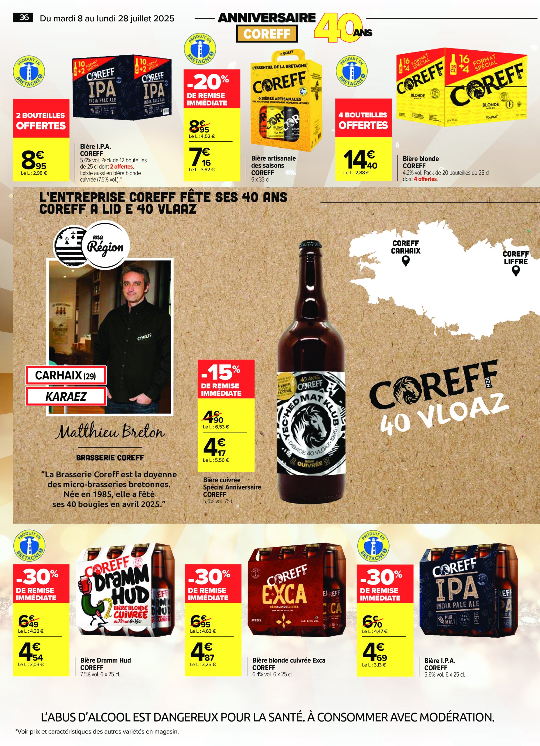 carrefour - Catalogue Carrefour - Le meilleur de ma région Bretagne valable du 08/07 au 28/07 - page: 36 carrefour - Catalogue Carrefour - Le meilleur de ma région Bretagne valable du 08/07 au 28/07 - page: 36