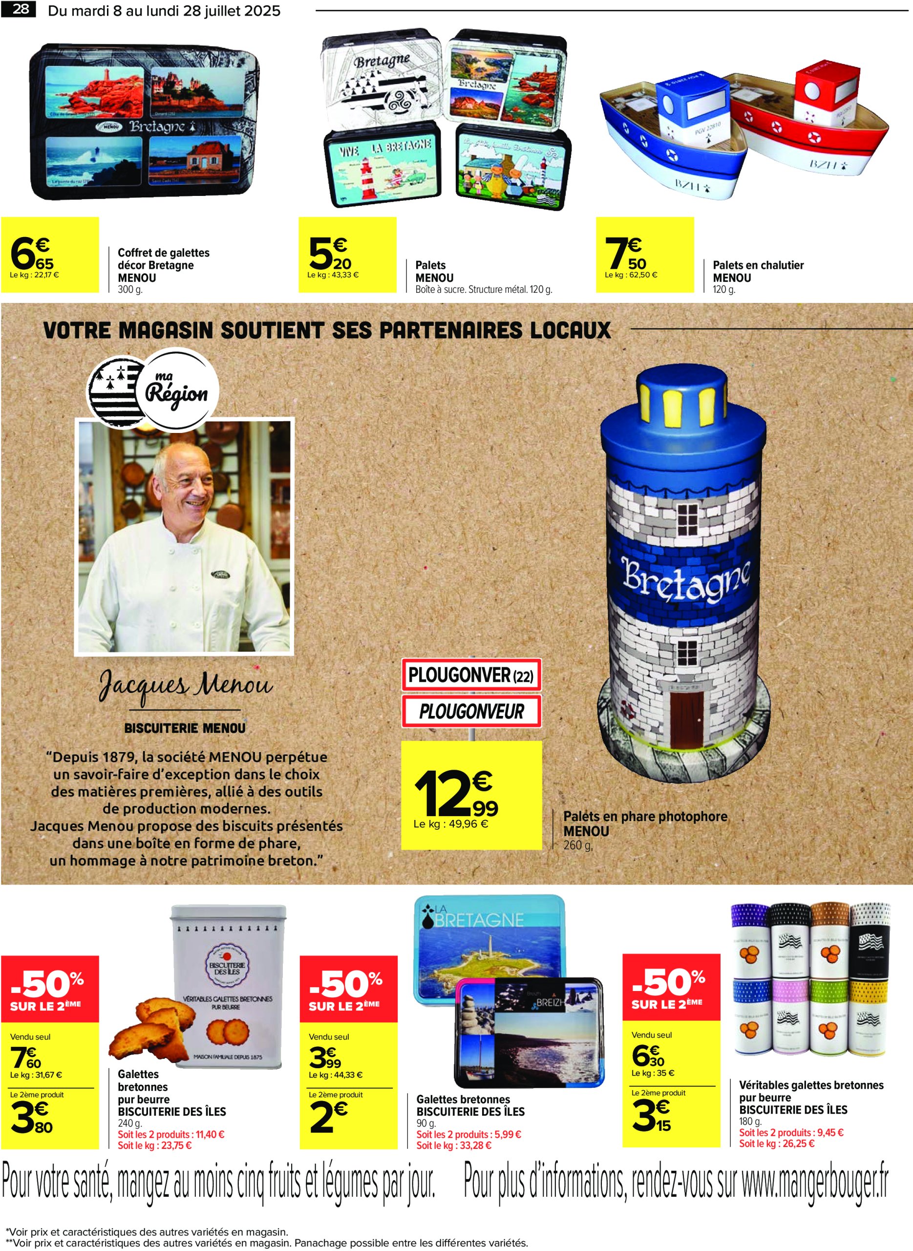 carrefour - Catalogue Carrefour - Le meilleur de ma région Bretagne valable du 08/07 au 28/07 - page: 28 carrefour - Catalogue Carrefour - Le meilleur de ma région Bretagne valable du 08/07 au 28/07 - page: 28