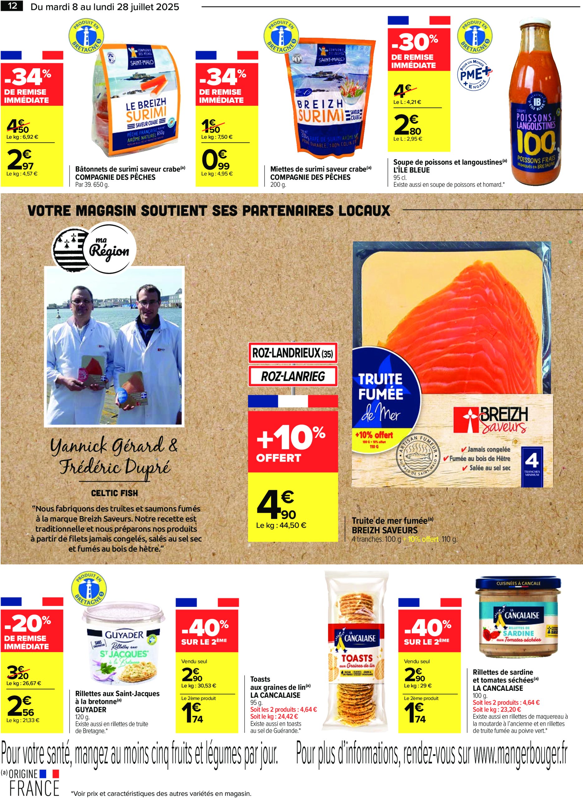 carrefour - Catalogue Carrefour - Le meilleur de ma région Bretagne valable du 08/07 au 28/07 - page: 12 carrefour - Catalogue Carrefour - Le meilleur de ma région Bretagne valable du 08/07 au 28/07 - page: 12